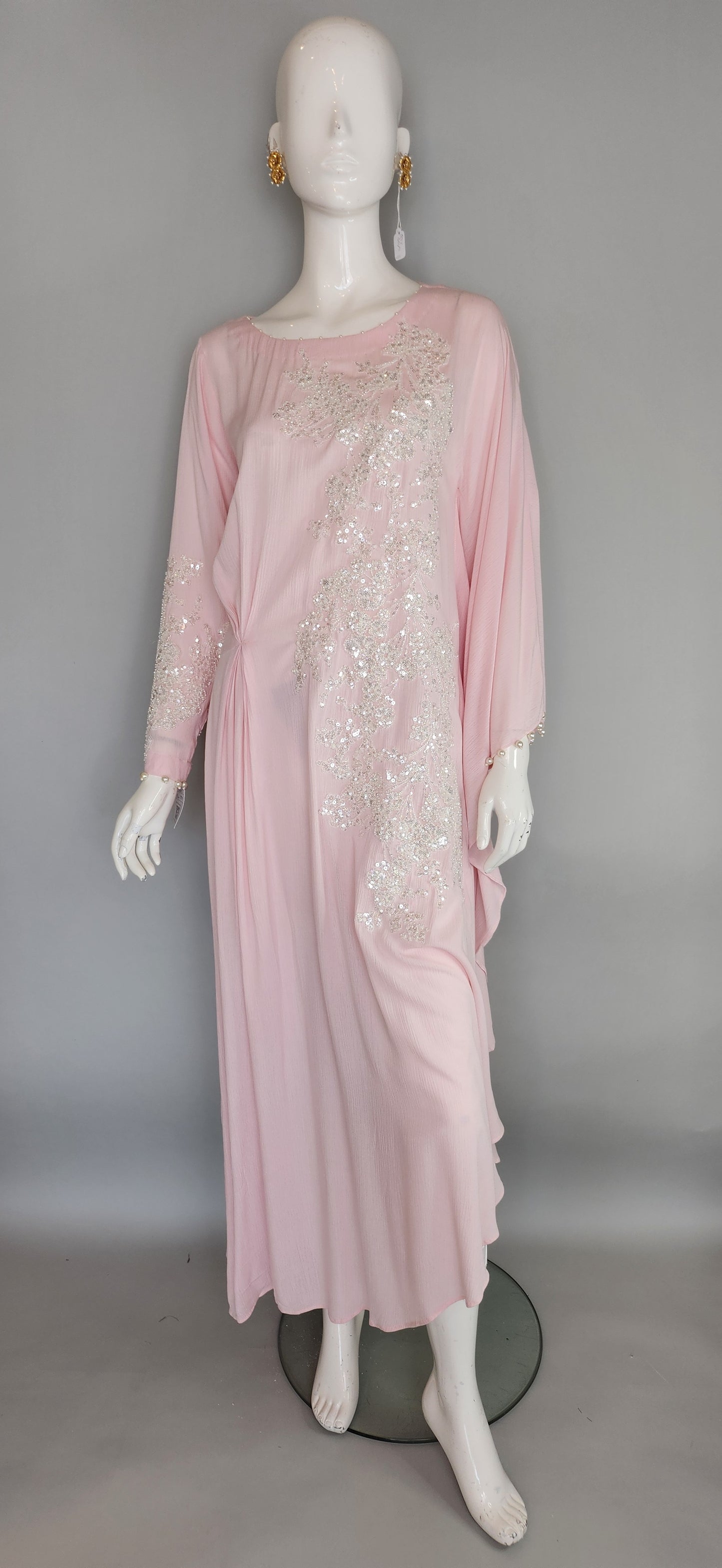 MARIA RAO - Baby Pink top cutdana