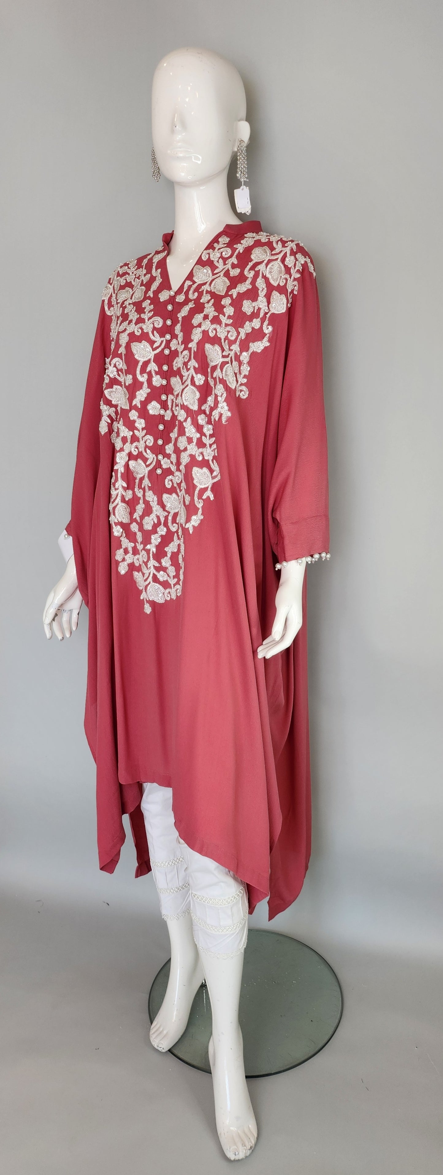 MARIA RAO - Tea pink cutdana