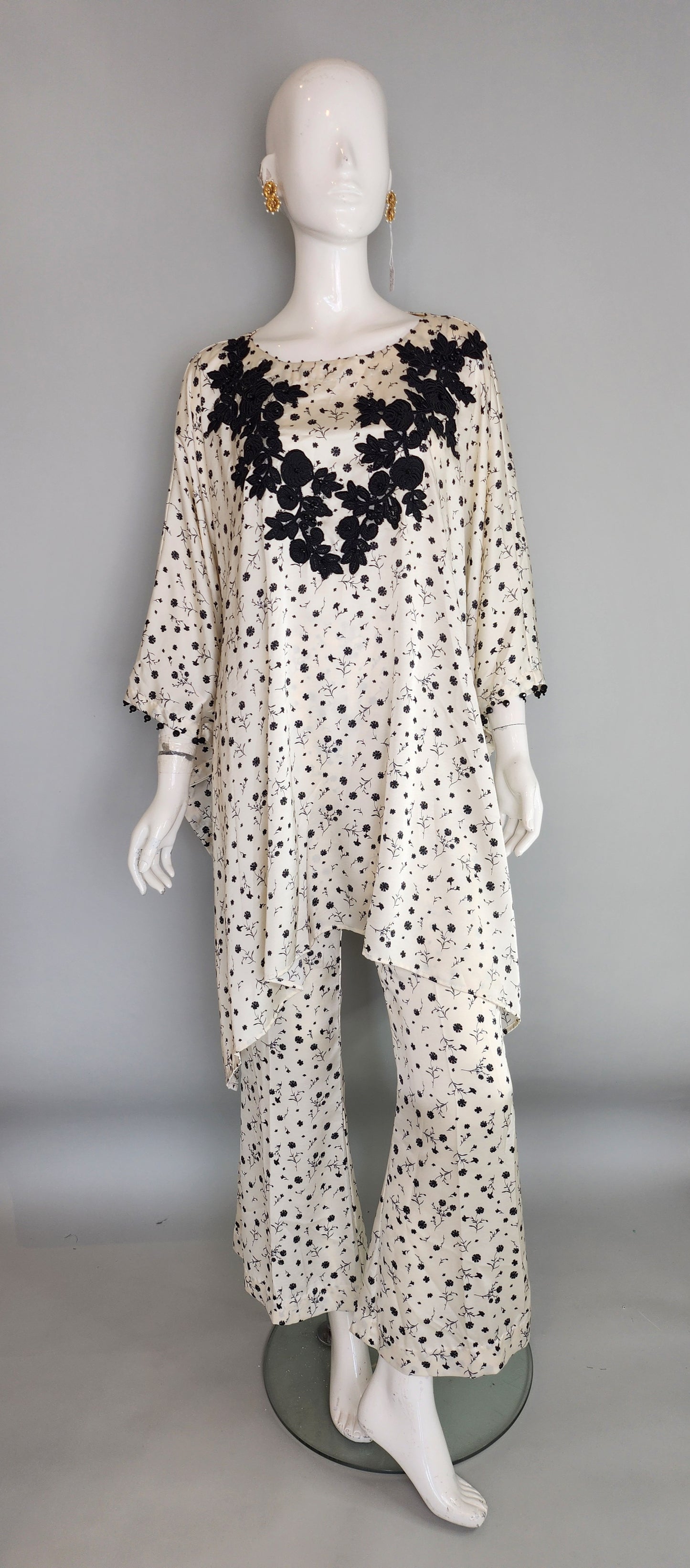 MARIA RAO - Printed black