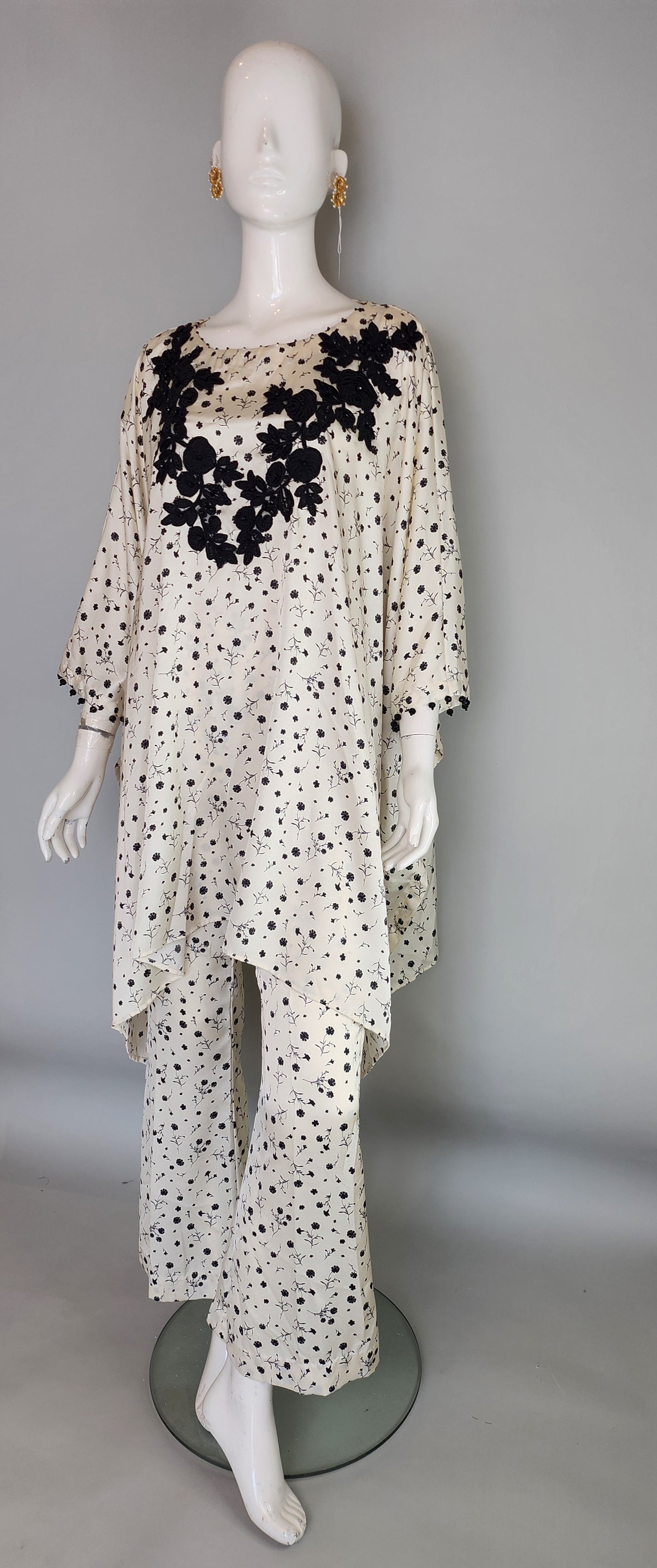 MARIA RAO - Printed black