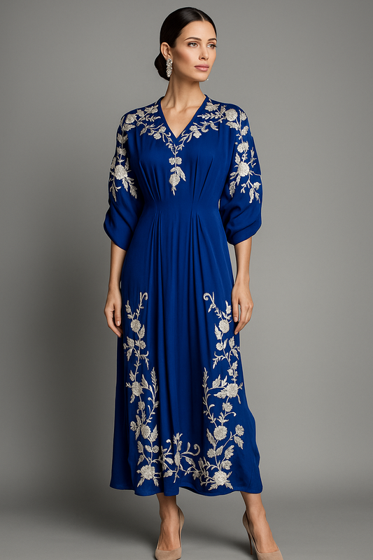 MARIA RAO - Royal Blue Kaftan