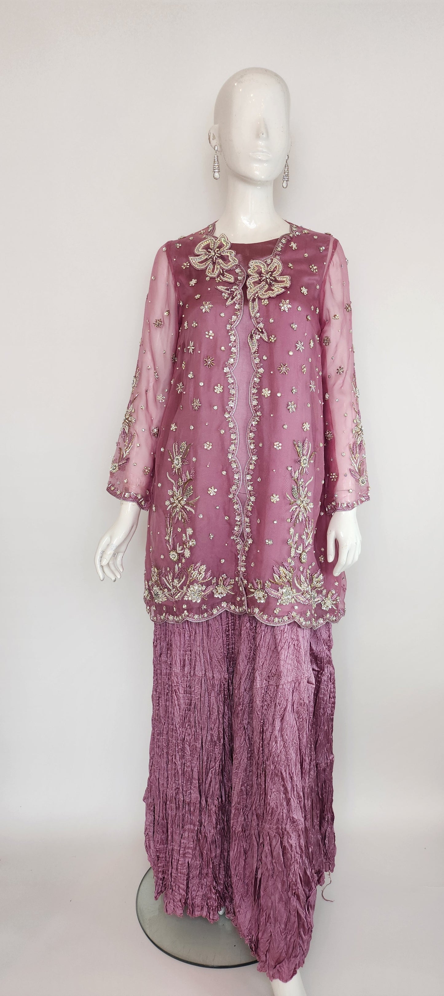 MAHOGANY - Mauve with crush skirt