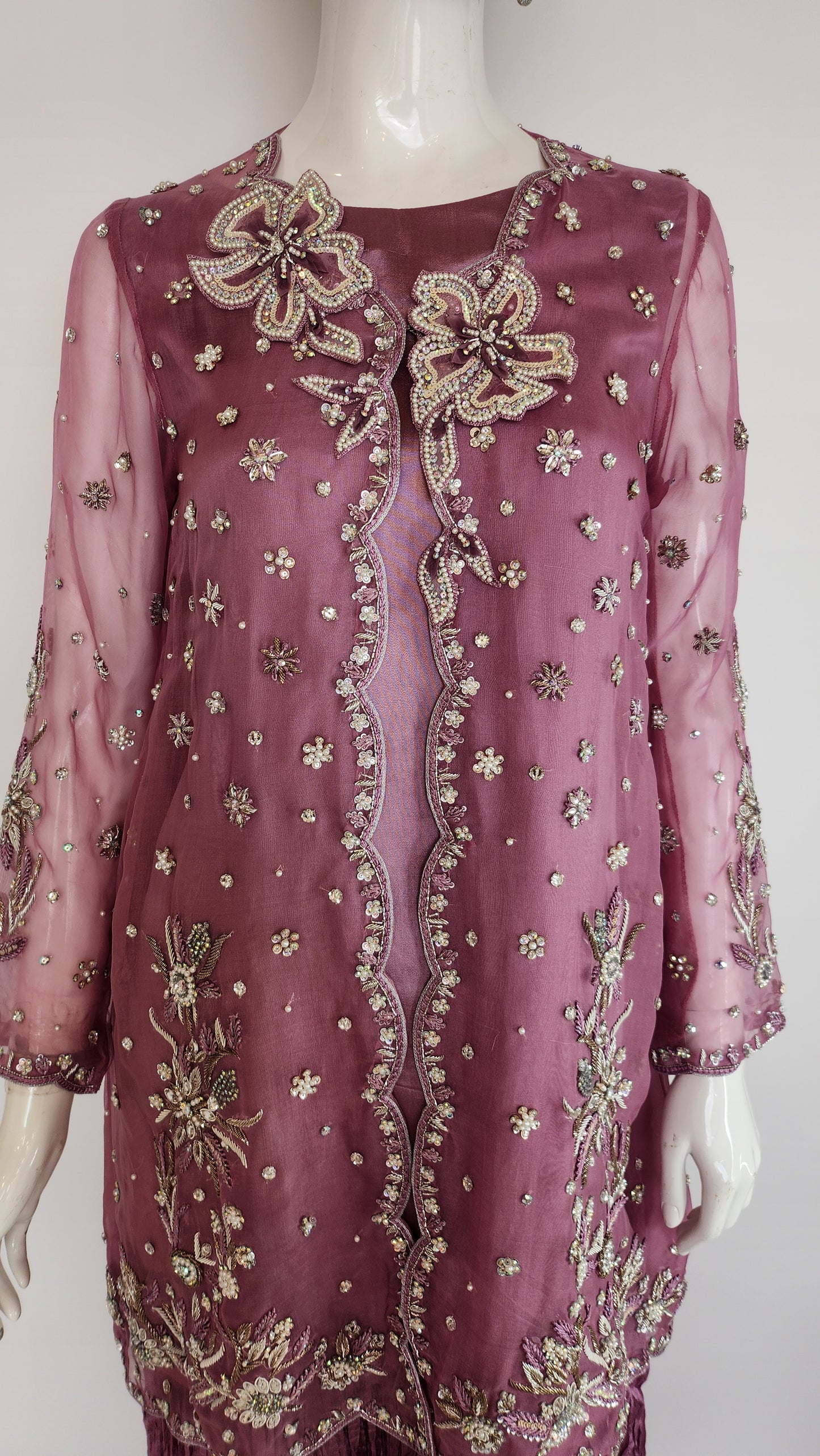 MAHOGANY - Mauve with crush skirt