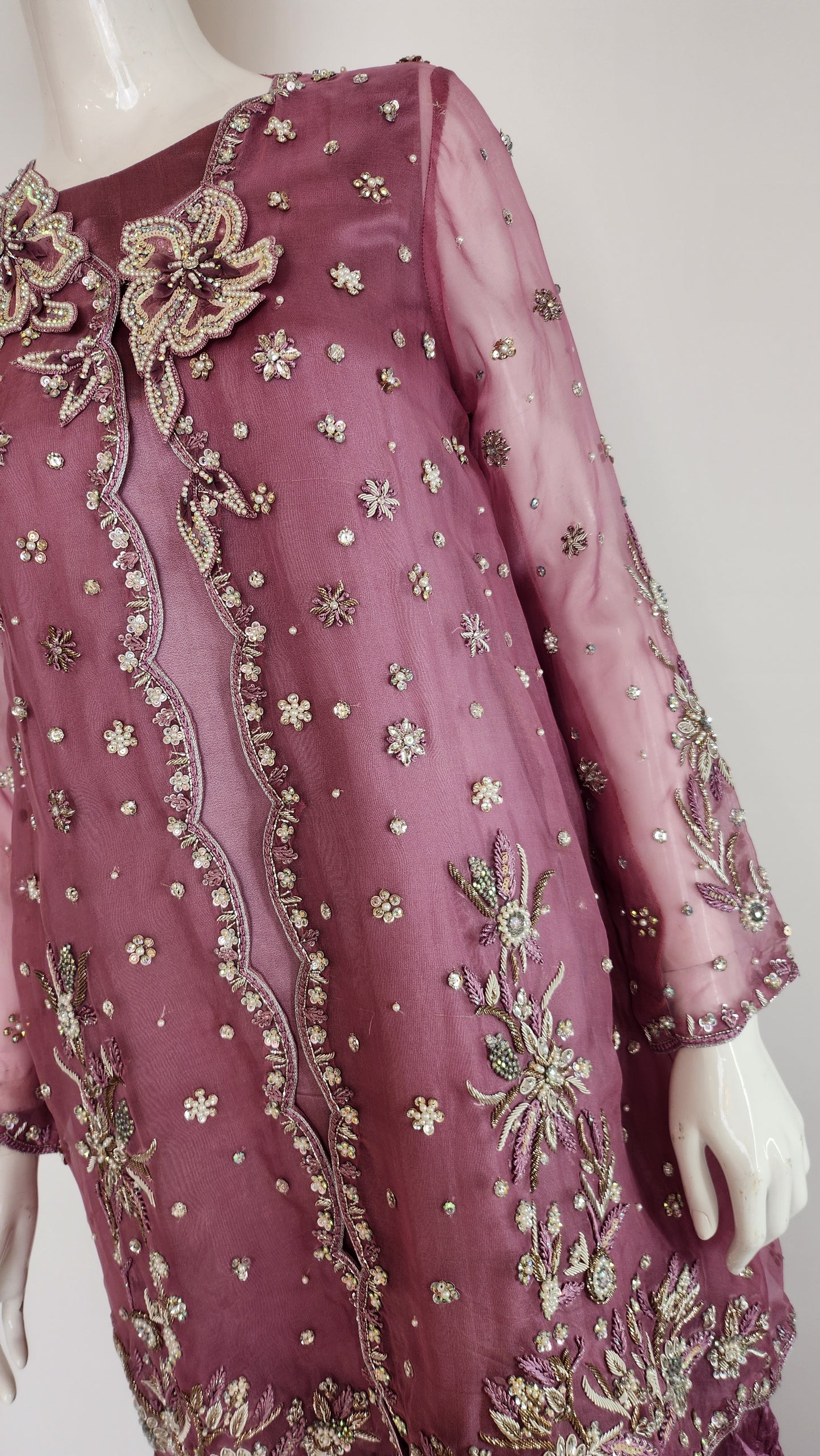 MAHOGANY - Mauve with crush skirt