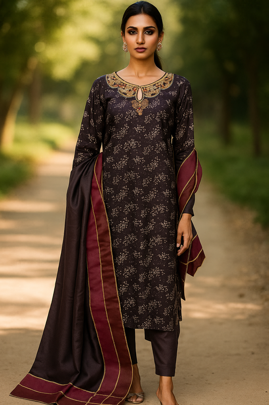 MAHOGANY - Black Printed