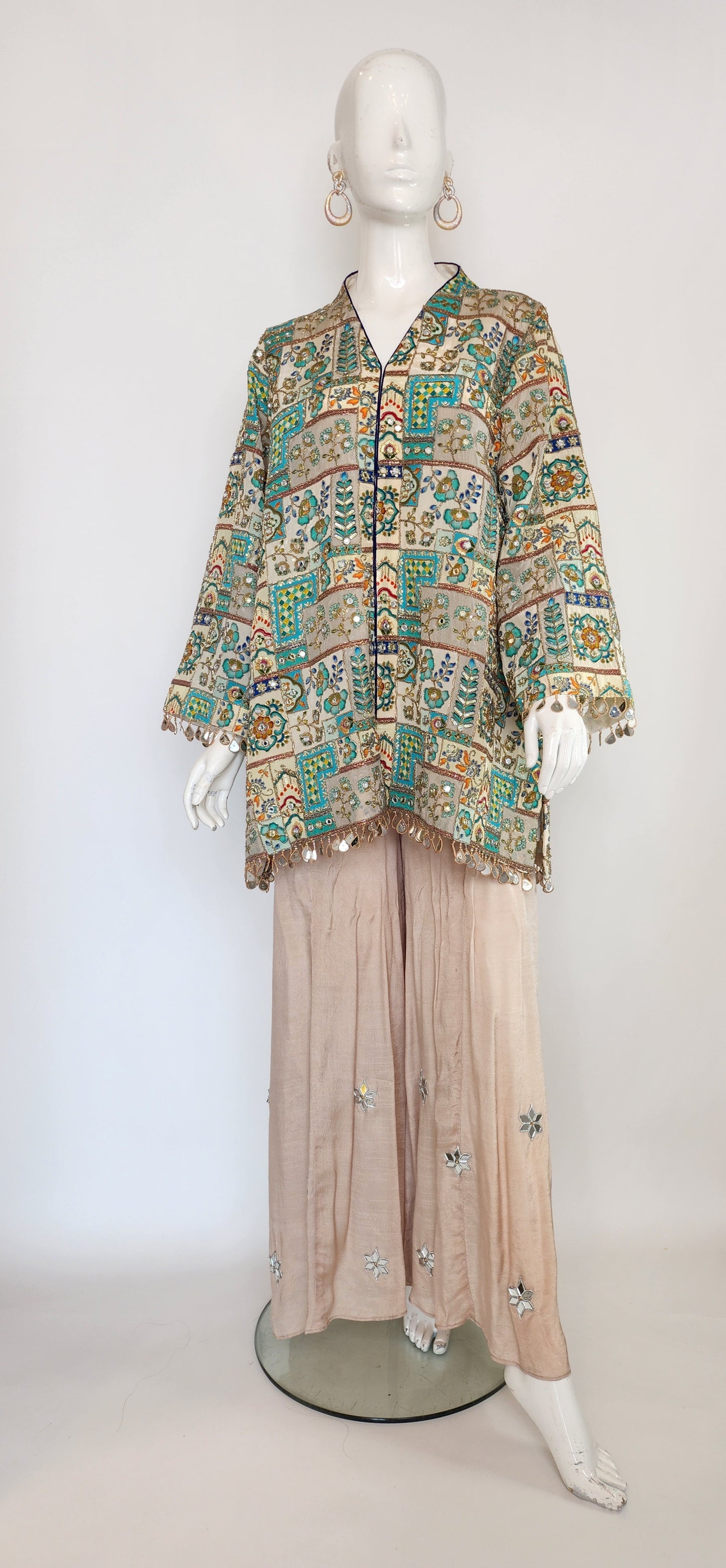 Wajeeha Ansari - Offwhite Fully Embroidered