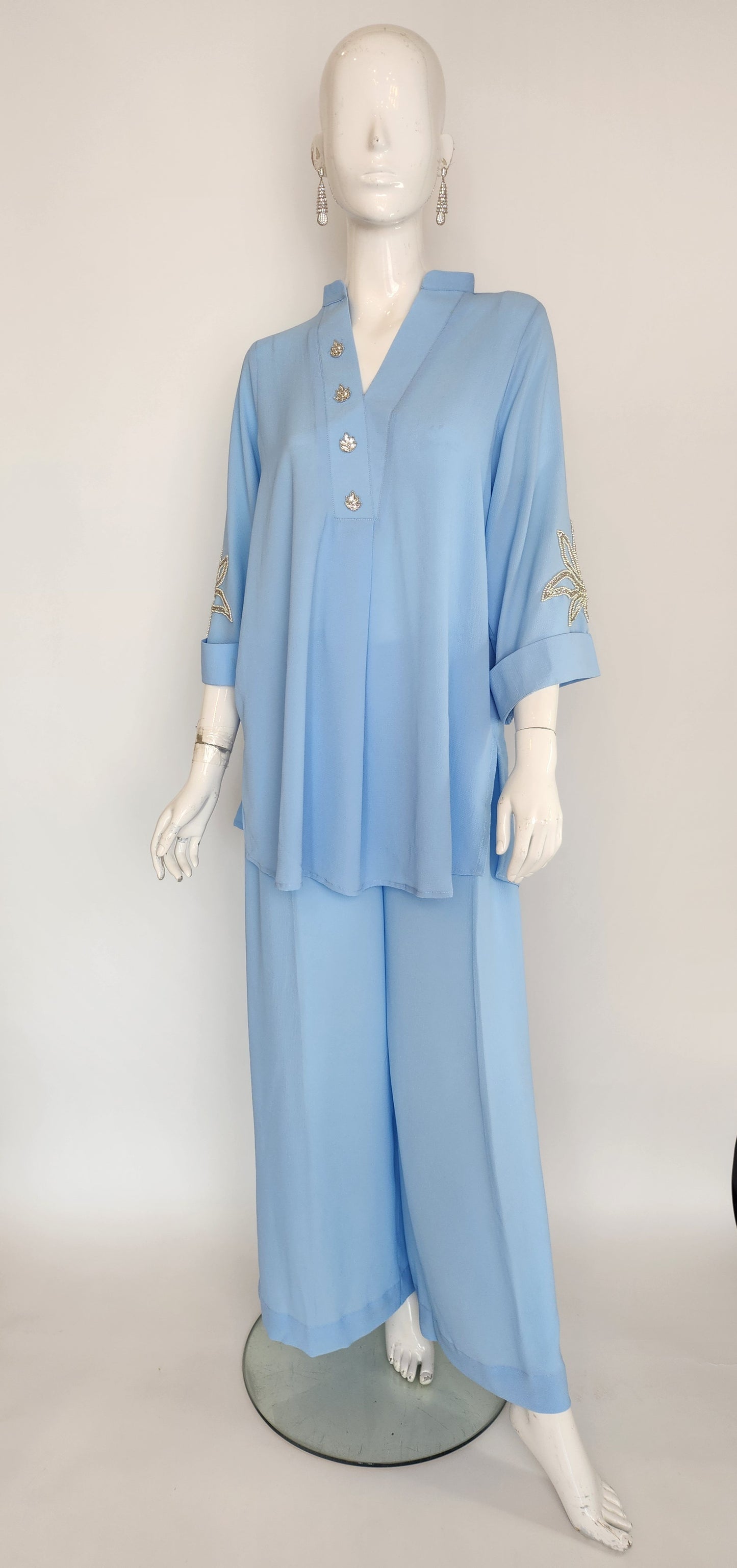 Hafsa Malik - Seafoam Light Blue