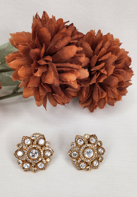 Dahlia by Sehar Zafar - Flower Earrings