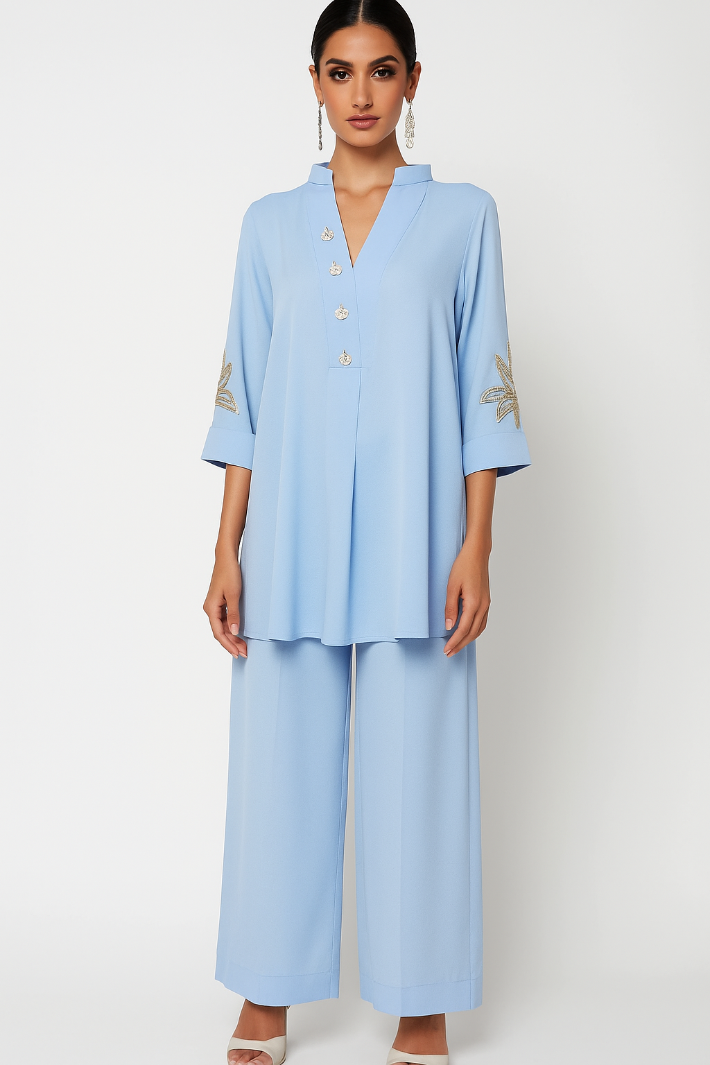 Hafsa Malik - Seafoam Light Blue
