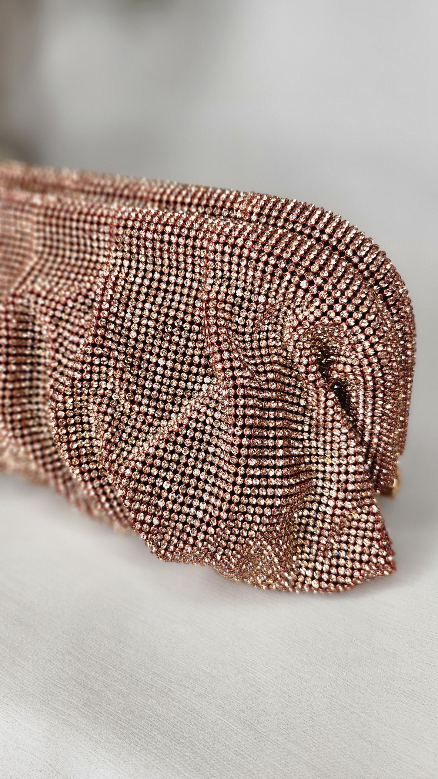 Dahlia by Sehar Zafar - Champagne Stone Clutches