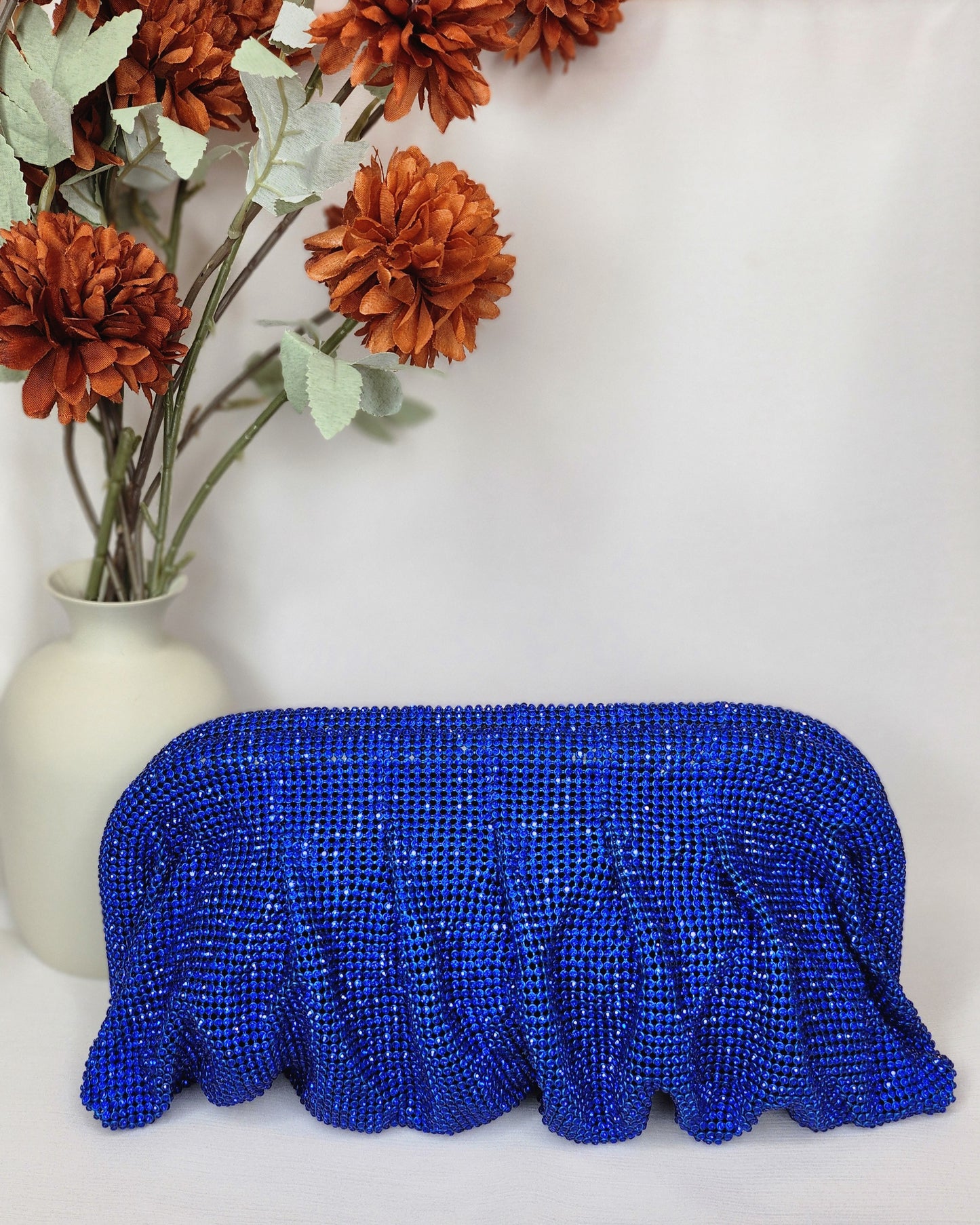 Dahlia by Sehar Zafar - Blue Stone Clutches