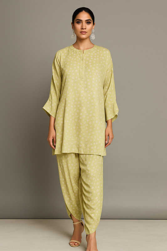 SOBIA GULZAD - Lime Green Set
