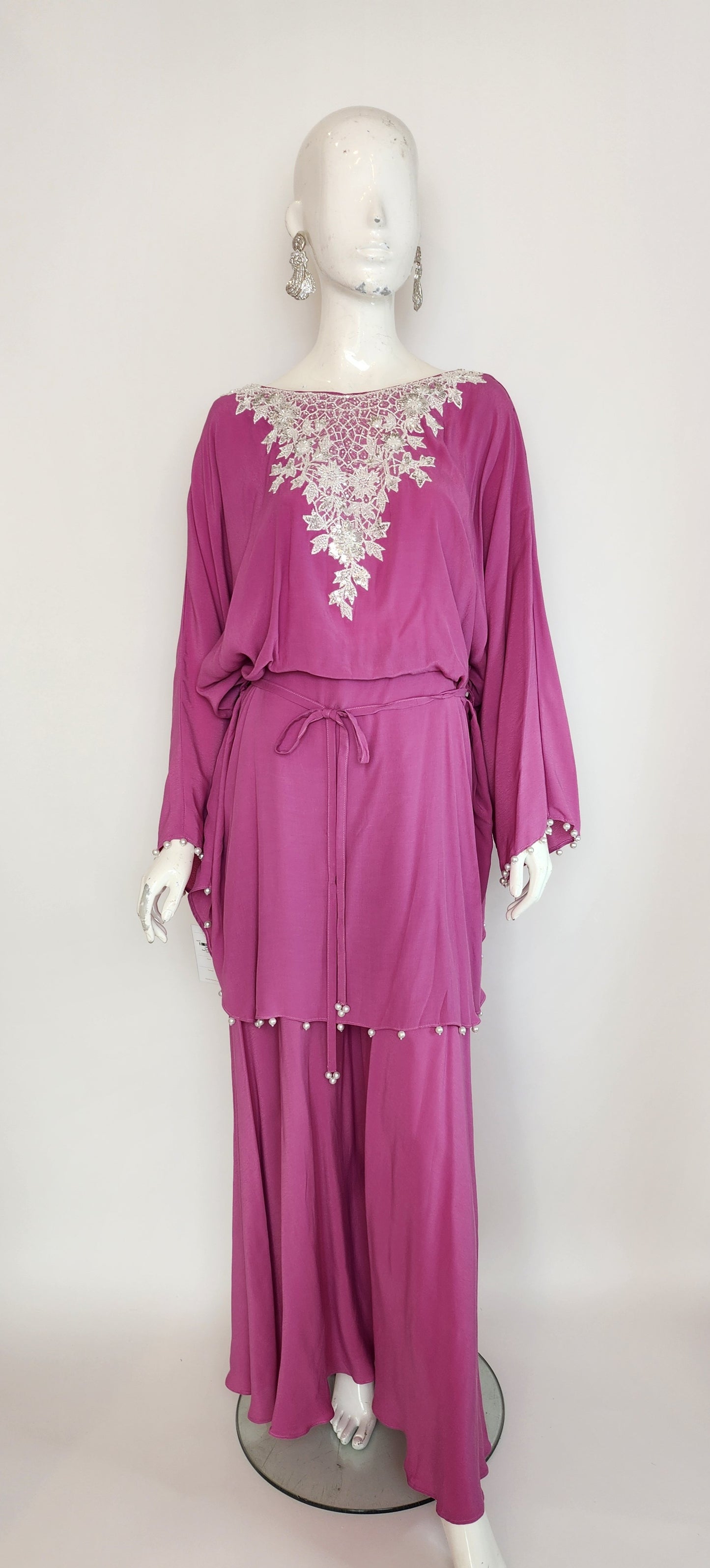 MARIA RAO - Pink with Flared Pants