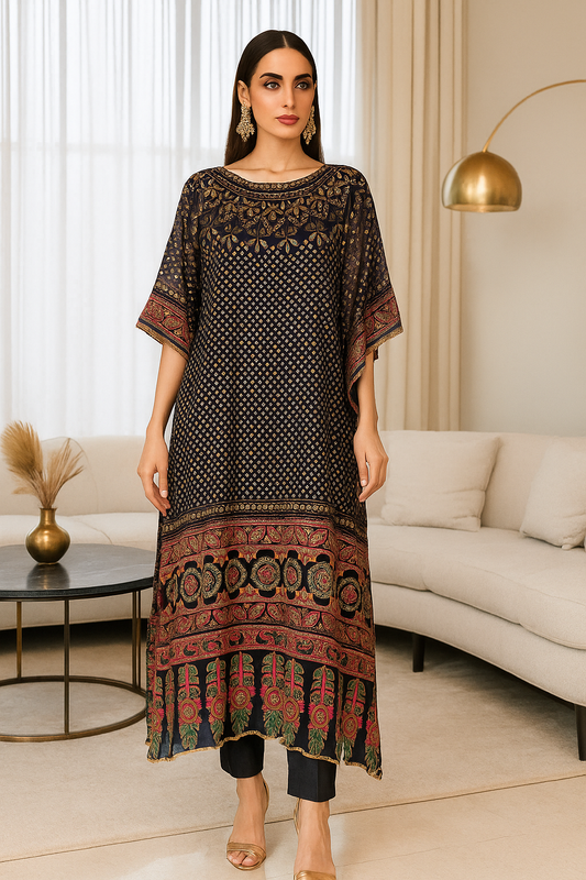 MARIA RAO - Blue Poncho  Sequence
