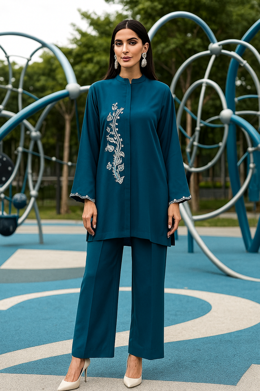 ZABRIC BY ZULEKHA AND SANA - Emerald