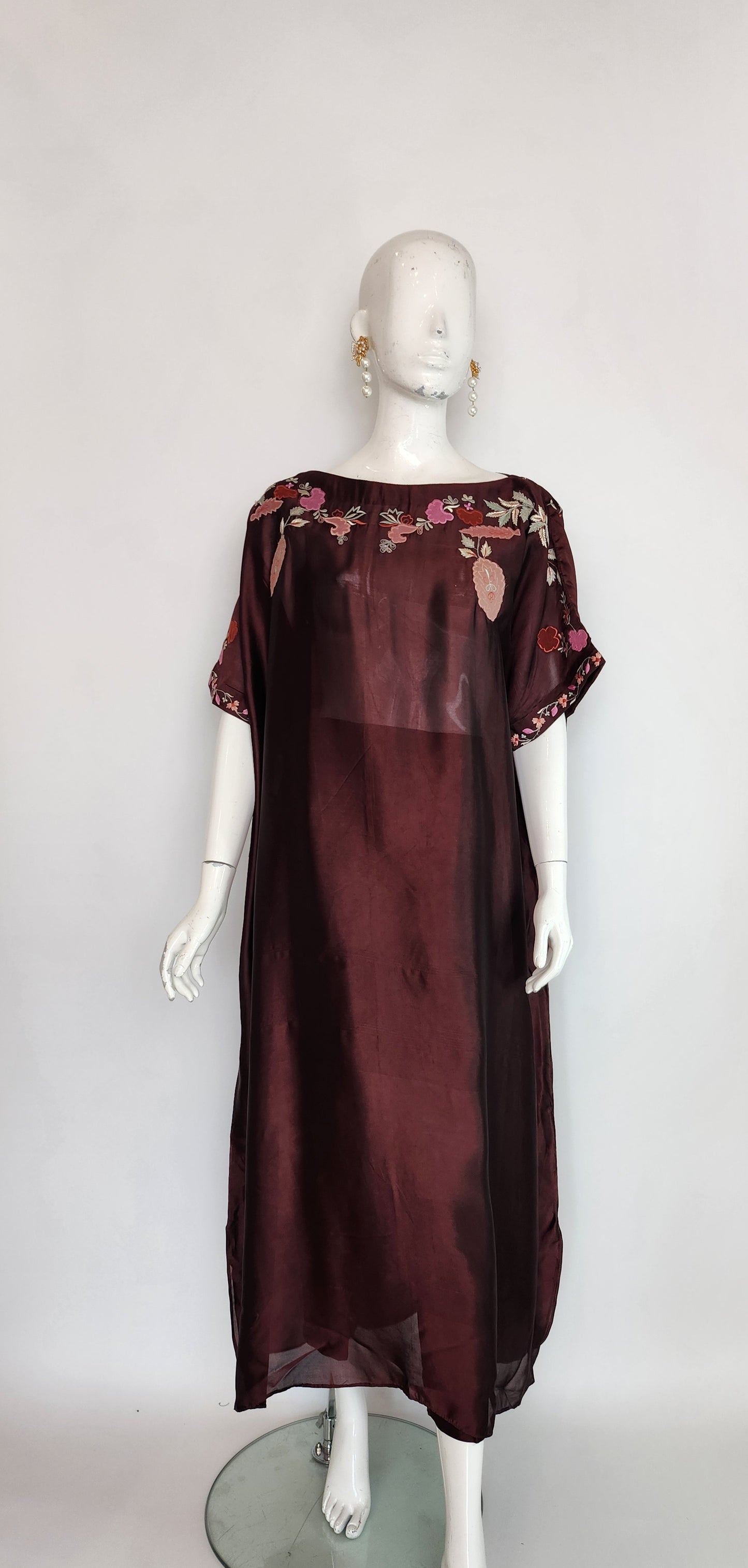 MAHOGANY - Brown with Drape Dupatta