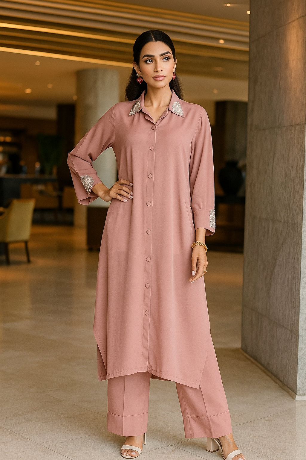 Hafsa Malik - Tia Blush Pink