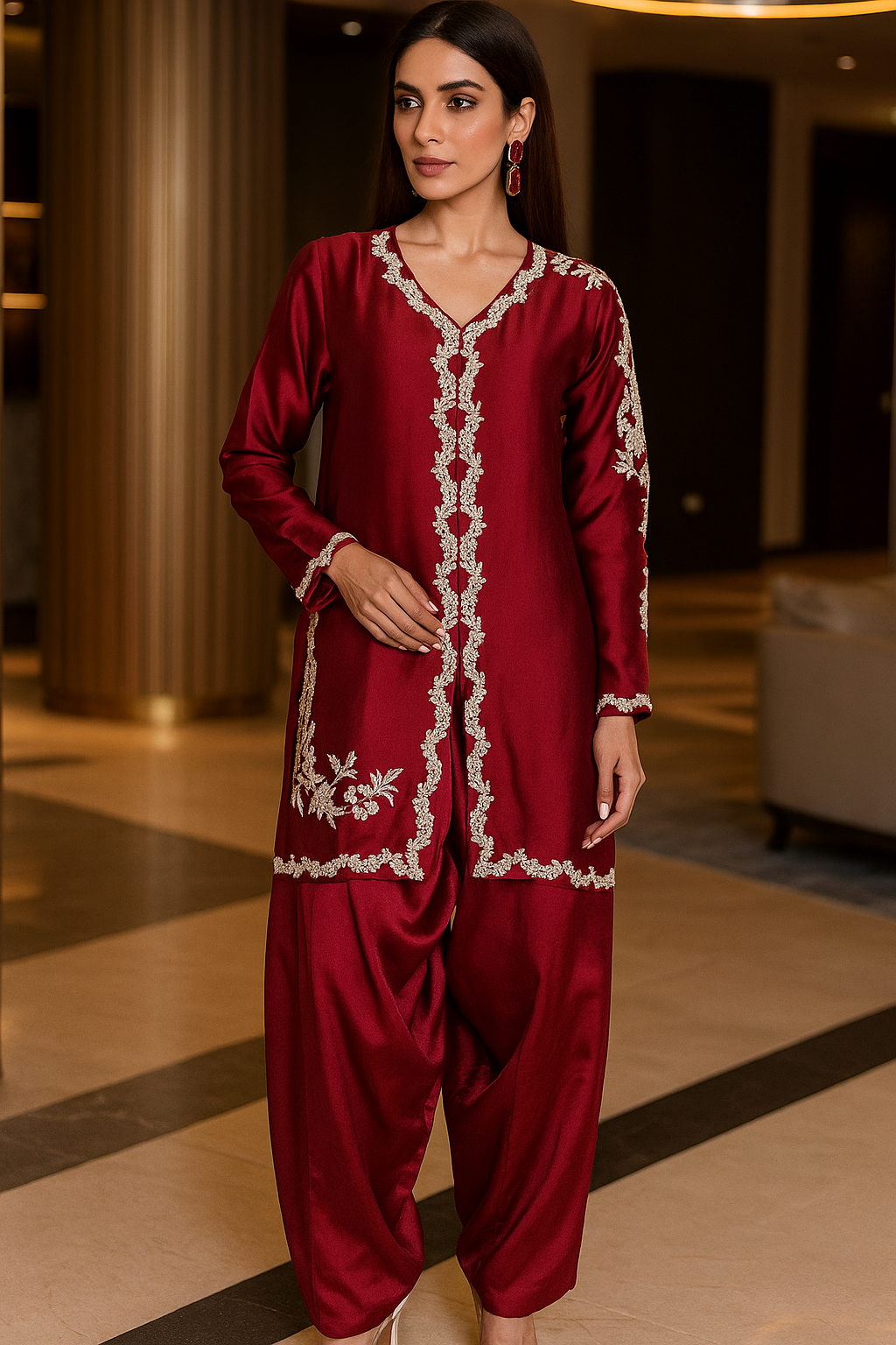 Hafsa Malik -Layla Red