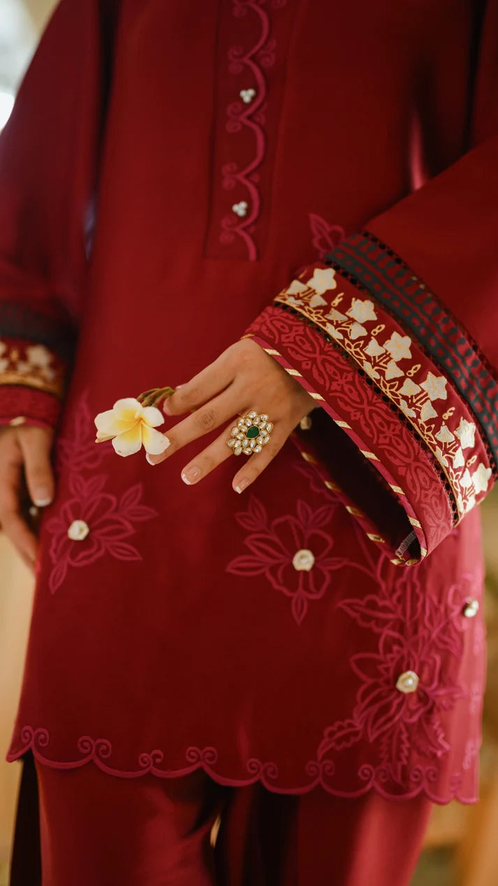 ZAH STUDIO- Inaya kurta and shalwar