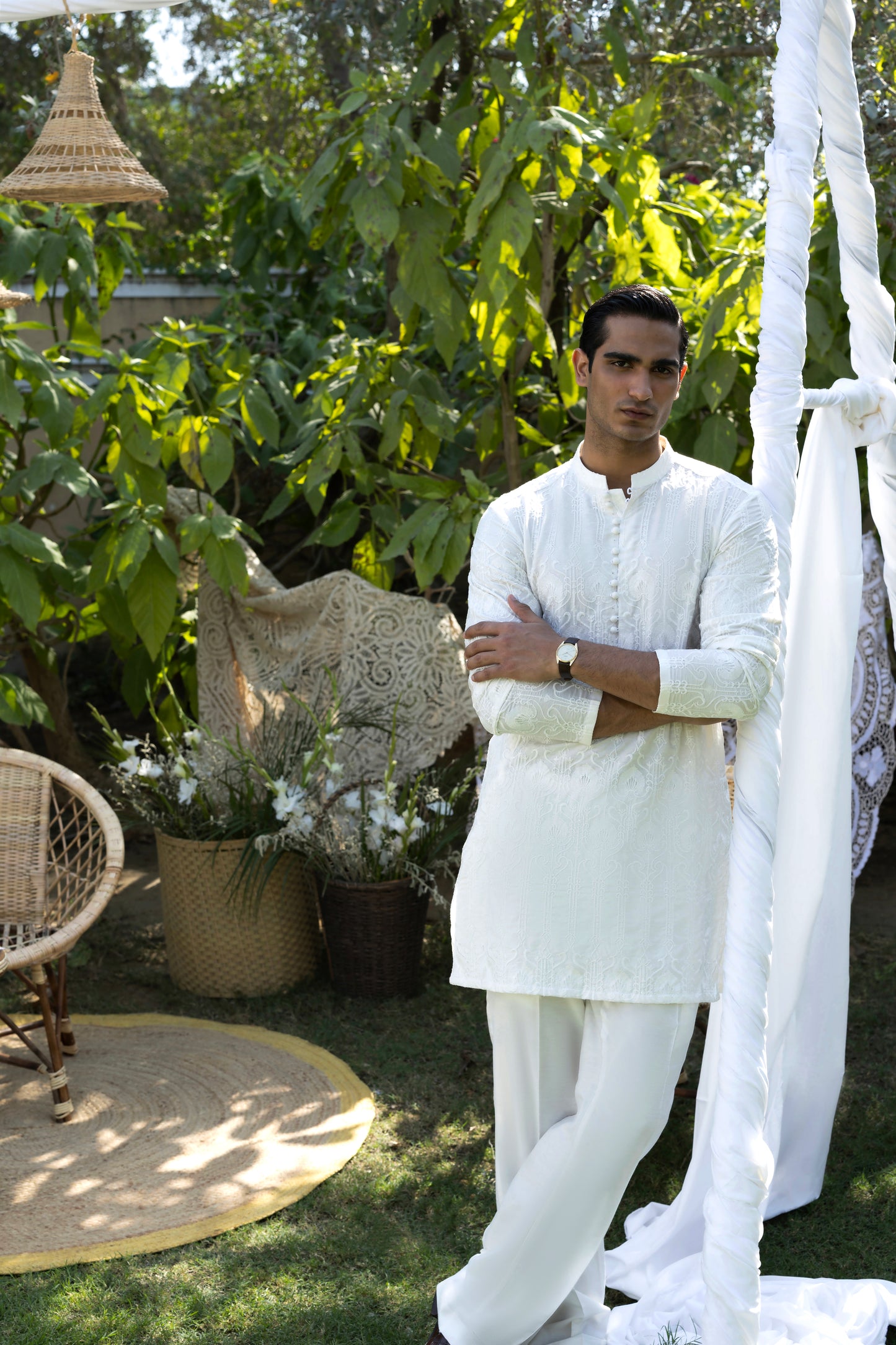 HUMAYUN ALAMGIR (MENSWEAR) - White KP Mehrab