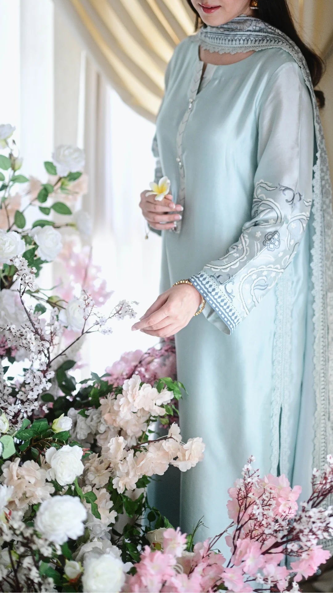 ZAH STUDIO- Mahra set and Duppatta