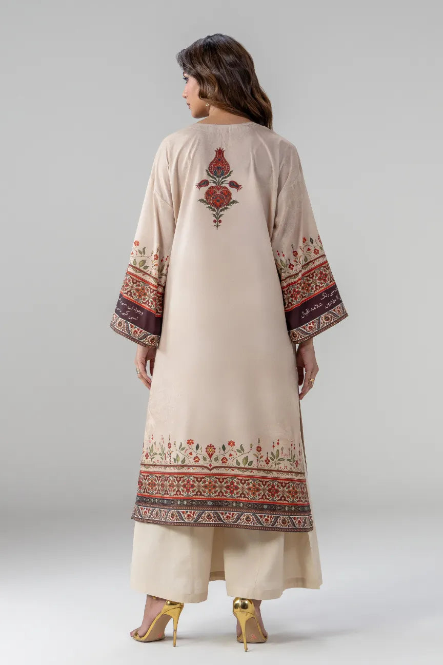 MANTO - Pariwash kurta Printed Beige