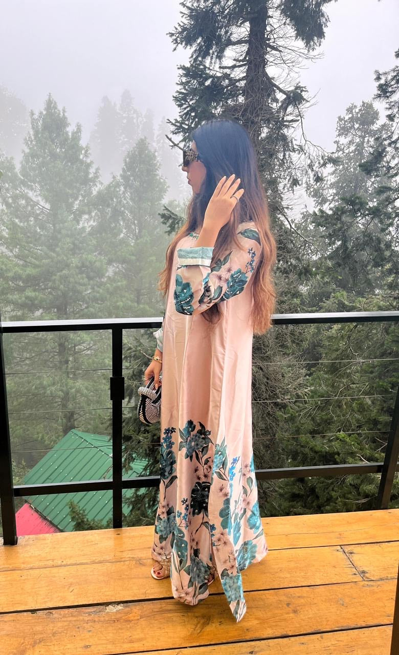 Hafsa Malik - Printed Kaftan