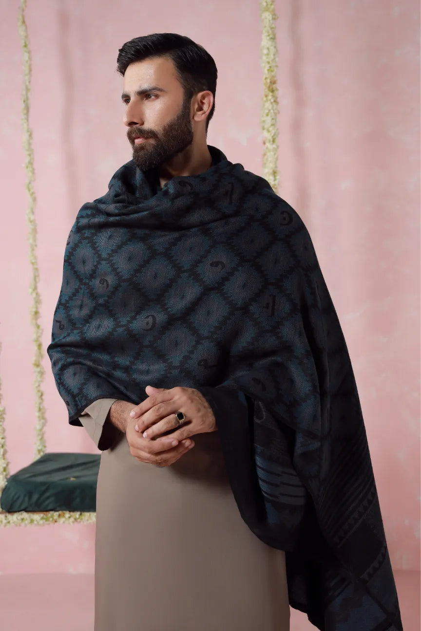 MANTO - Parwana Teal Scarve