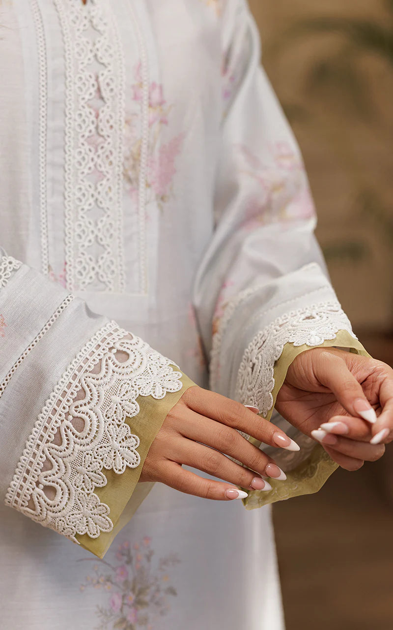 THREADS AND MOTIFS - Grey Floral Tunic
