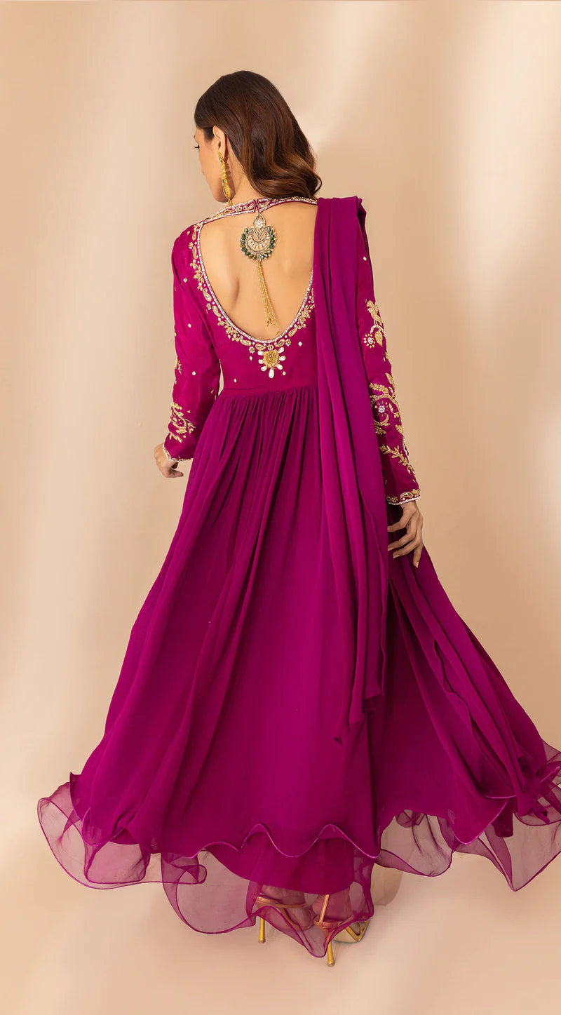 SABEEN ABBAS  - Magenta Pink Aliya