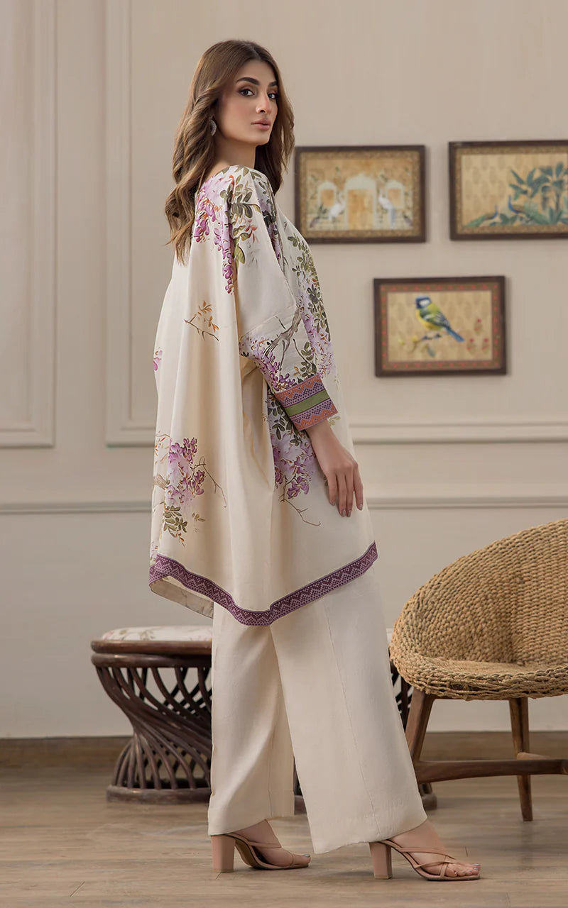 THREADS AND MOTIFS - Printed Poncho