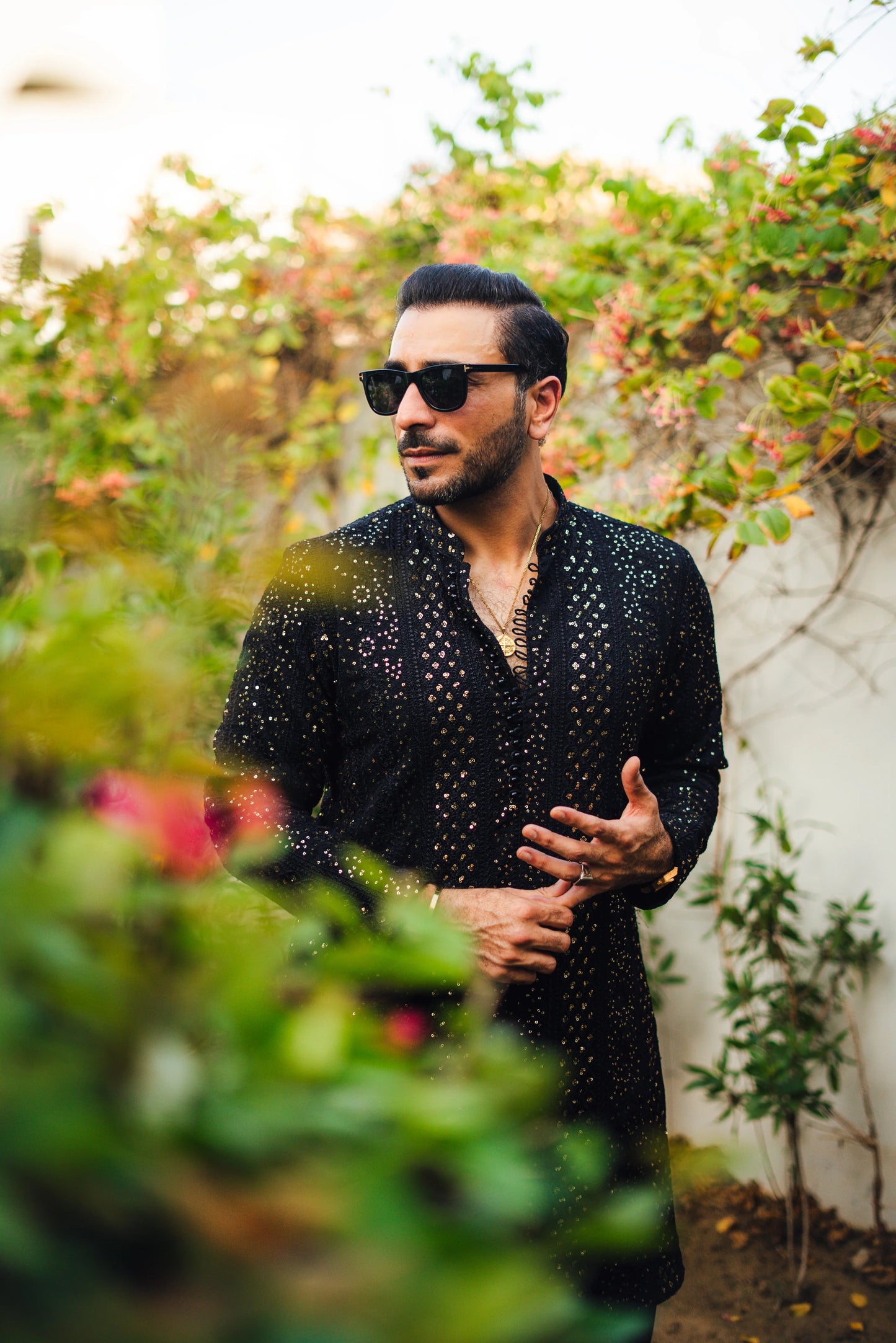HUMAYUN ALAMGIR (MENSWEAR) - Black Sequence