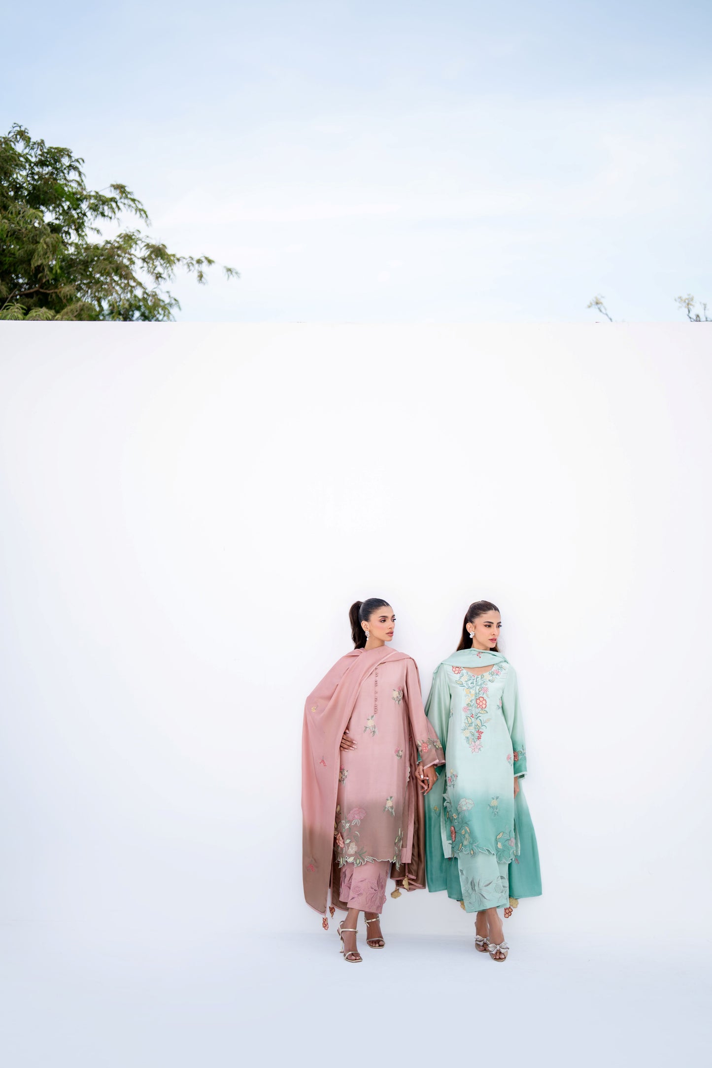 KOMAL LAKHANI - Raaha Gizri Shaded Pink/Brown