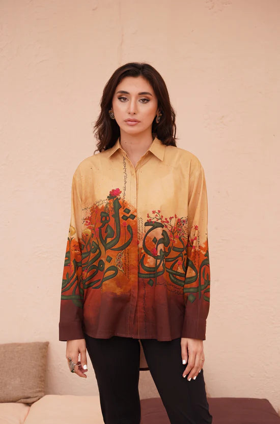 Manto -Noor  - Shades of Sunset Shirt