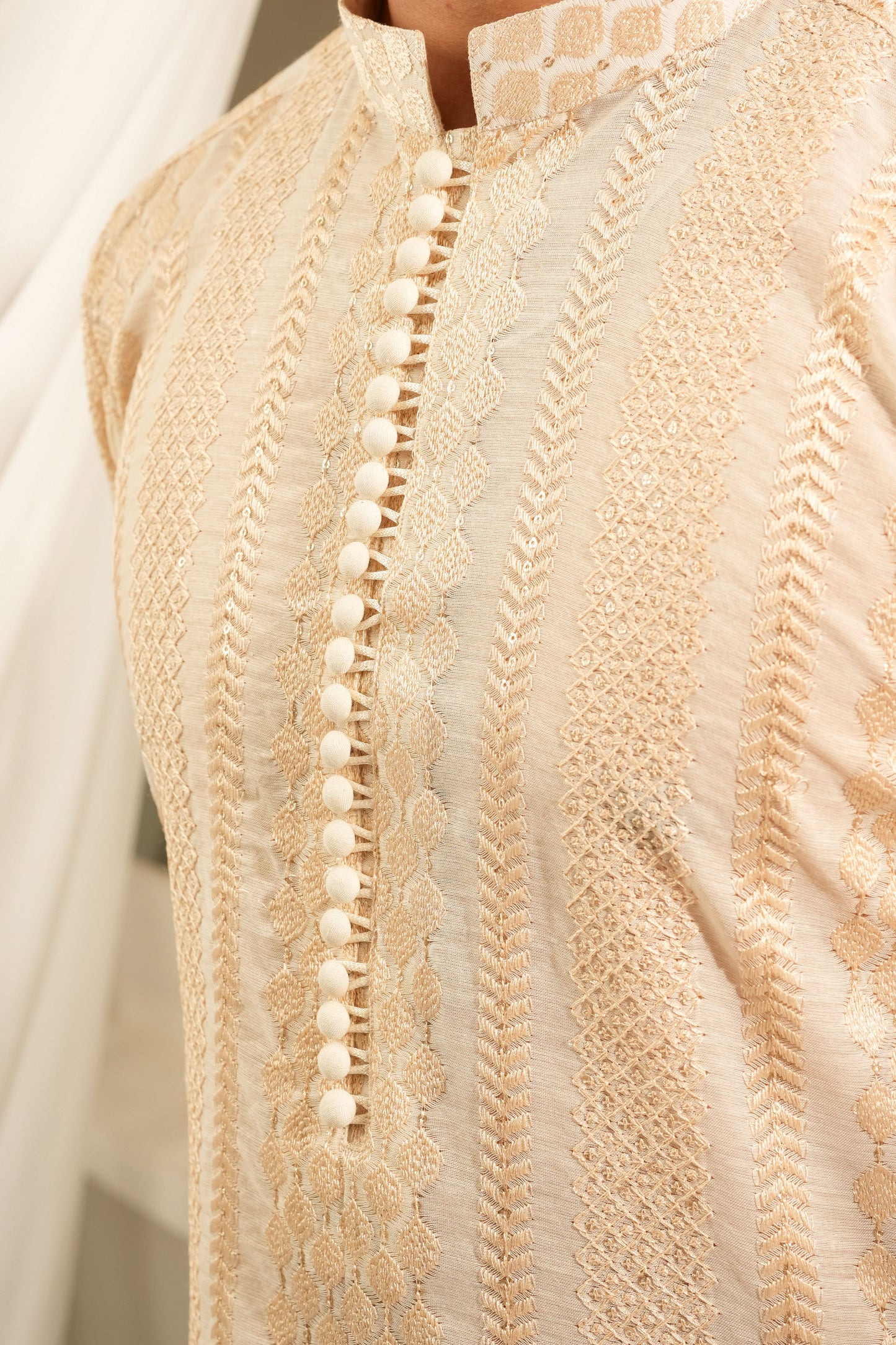 KUNZUL CHANNAR ( MENSWEAR ) - Light Skin Color Kurta