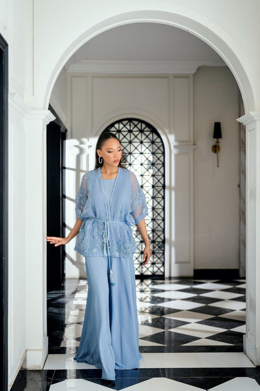 FARAH ZUBAIR - Light Blue