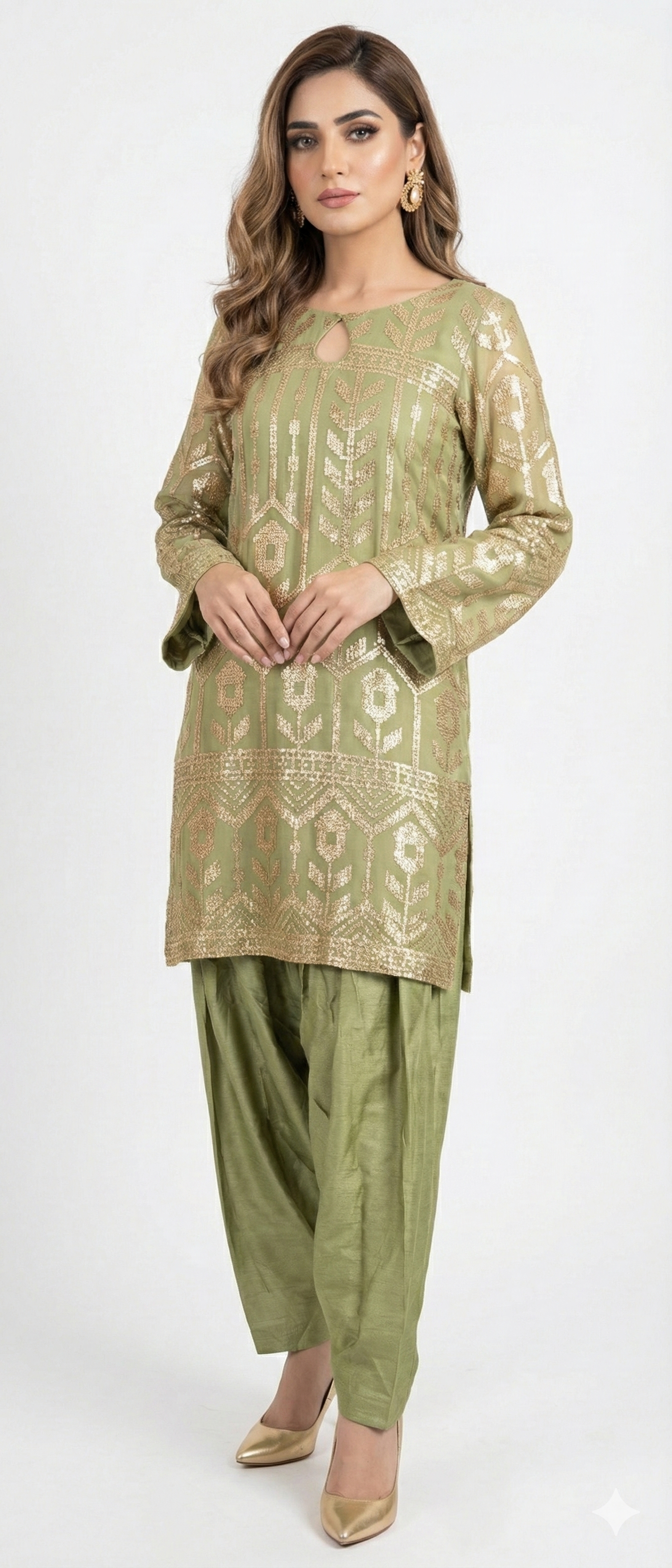 ASHJAIN SAFWAN - Olive Green