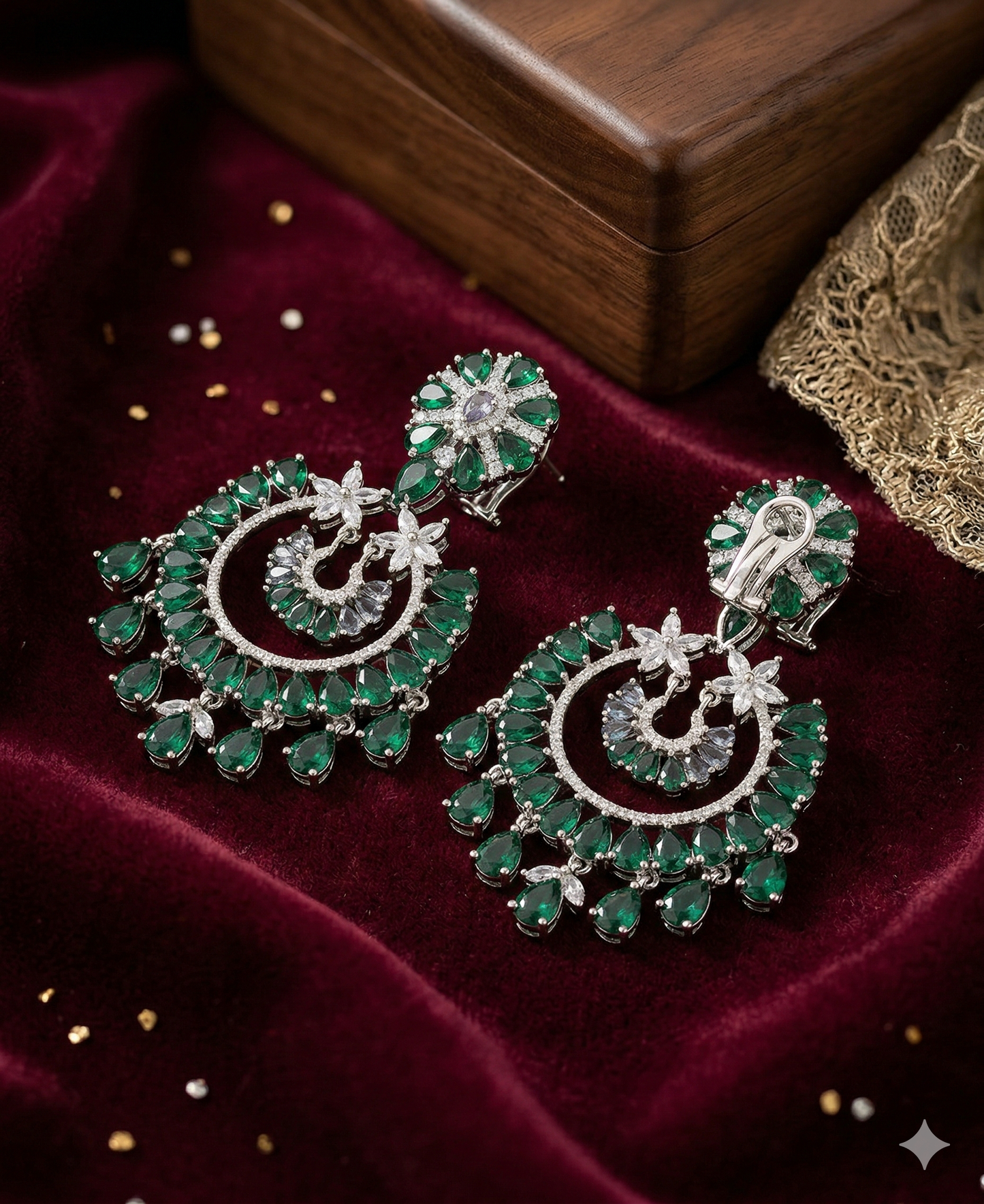 THE BUTTERFLY EFFECT -Flower style earrings
