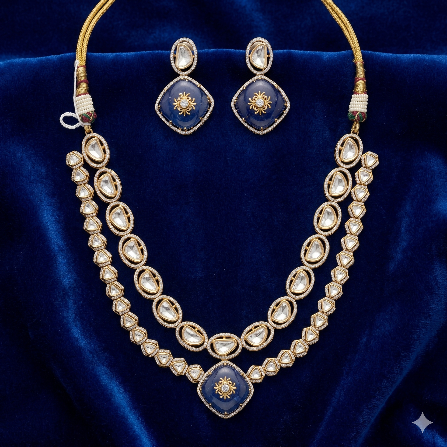 THE BUTTERFLY EFFECT - Blue necklace set