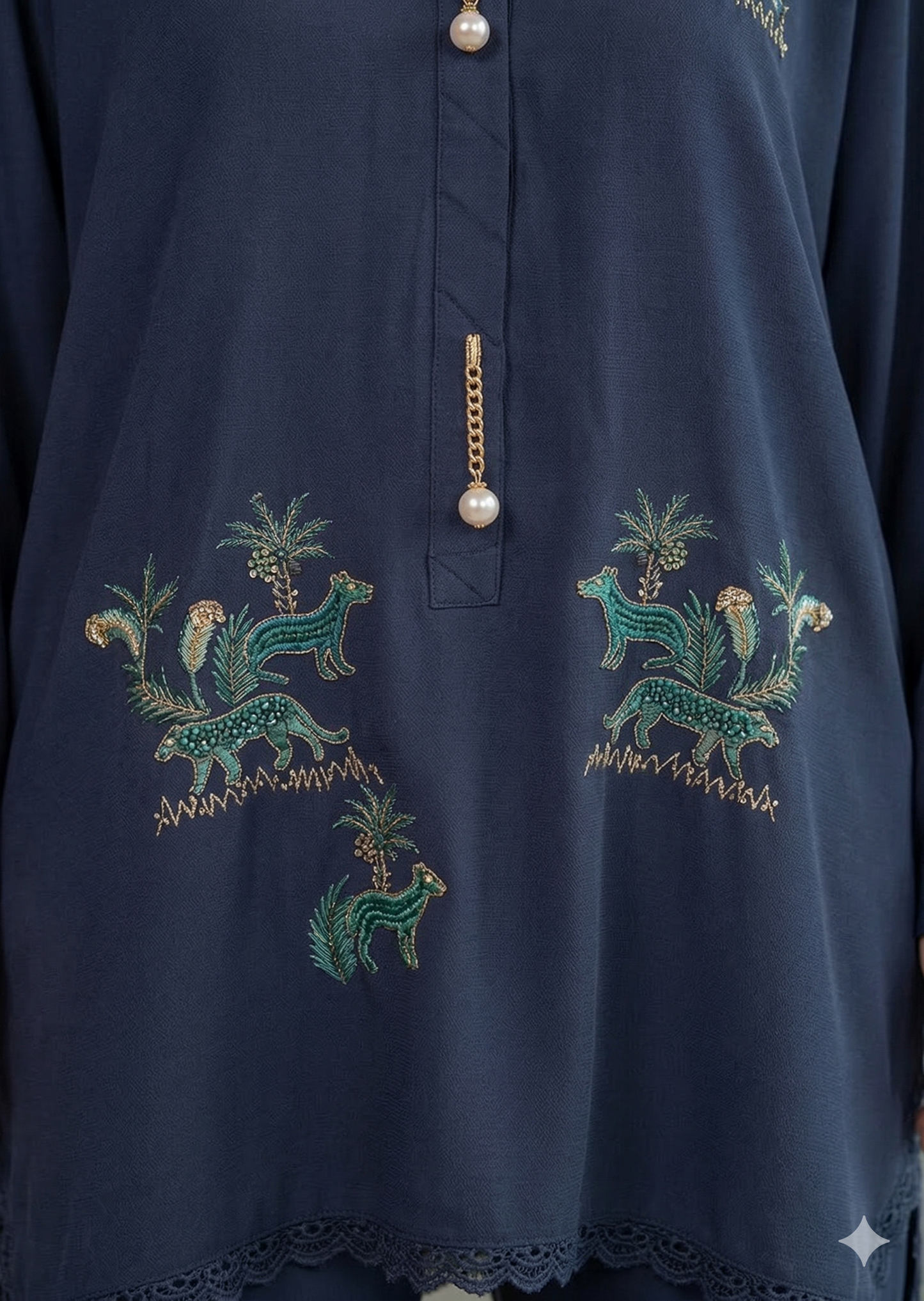 WAJEEHA ANSARI - 2 -Signature Navy Set