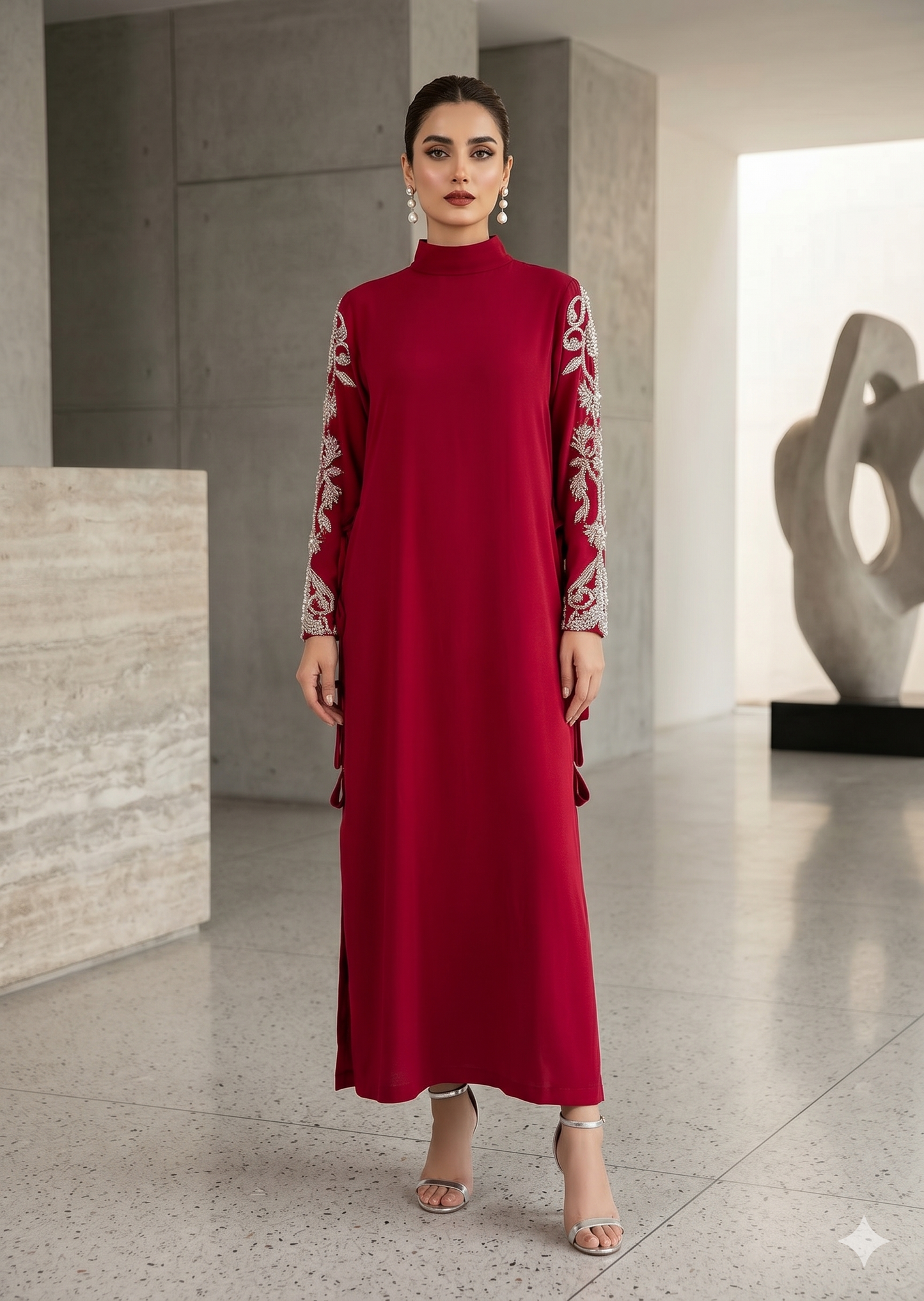 MARIA RAO - Pink sleeves work
