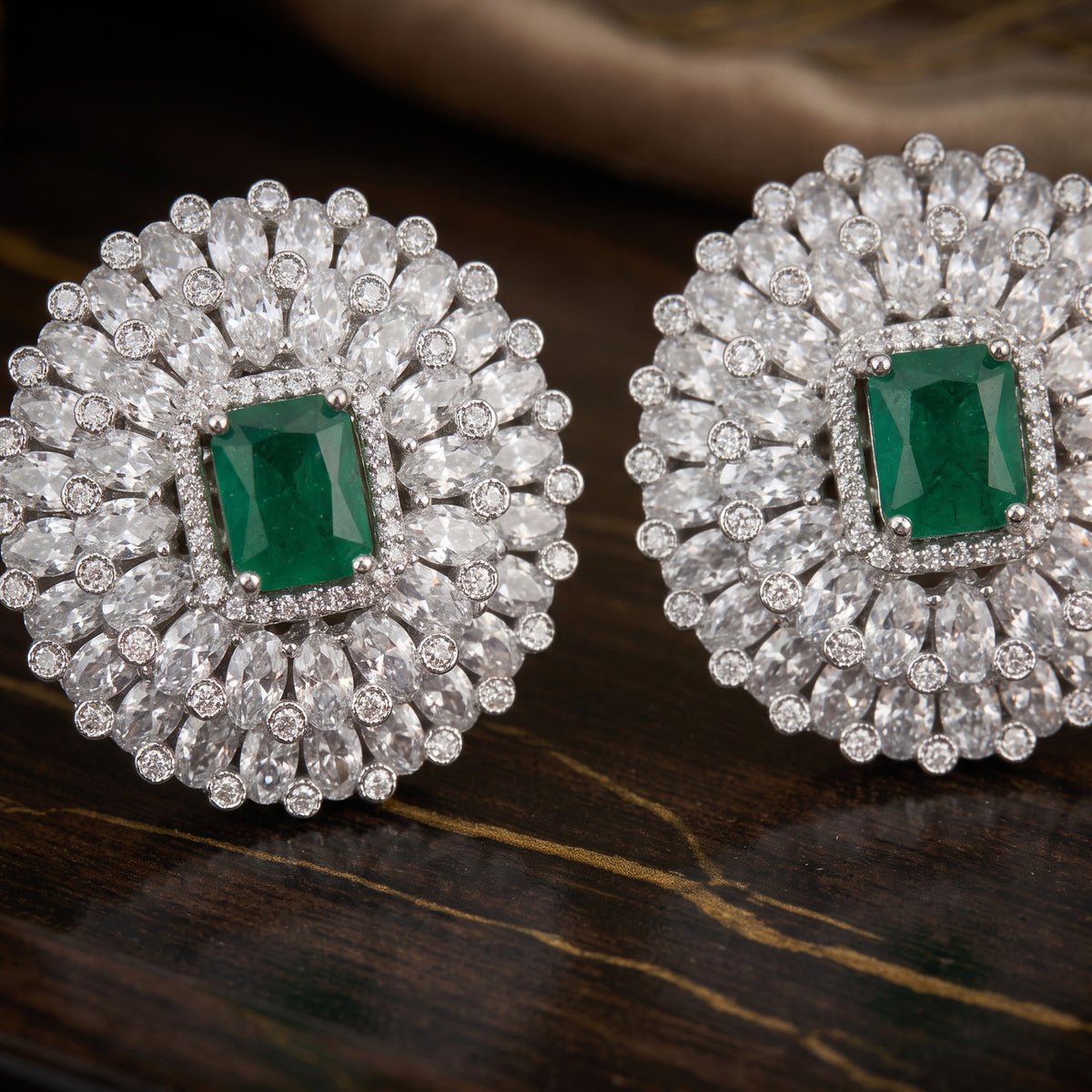DHALIA BY SEHAR ZAFAR - Emerald zircon round