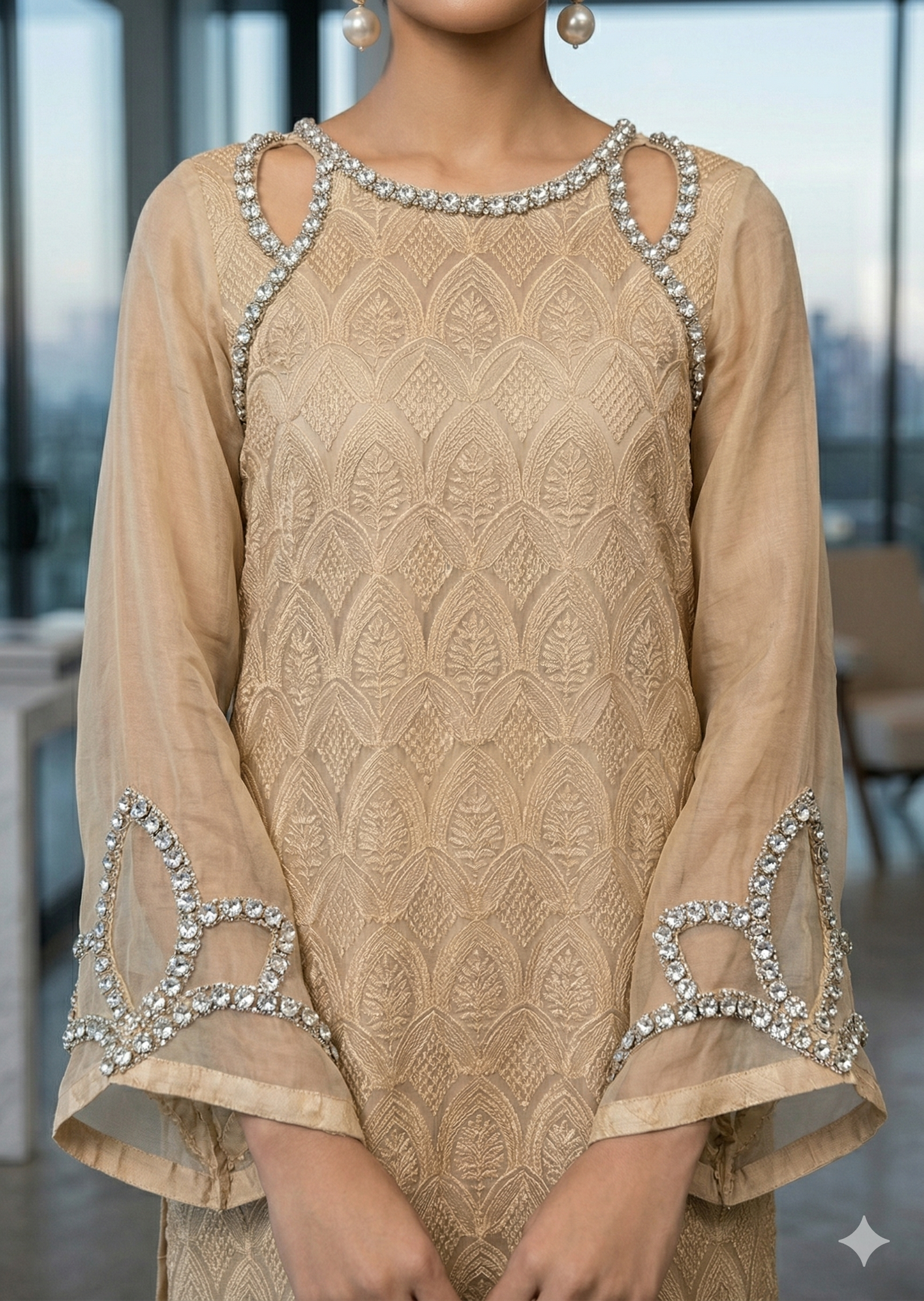 ERAM SHEIKH - Gold emb sequence