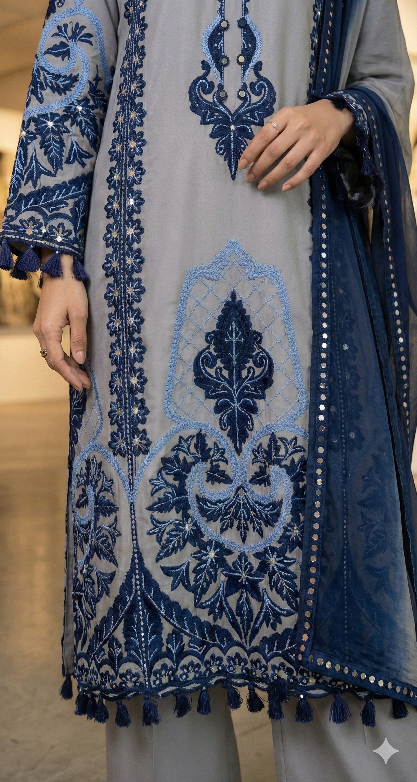 THREADS AND MOTIFS-Georgette Blue