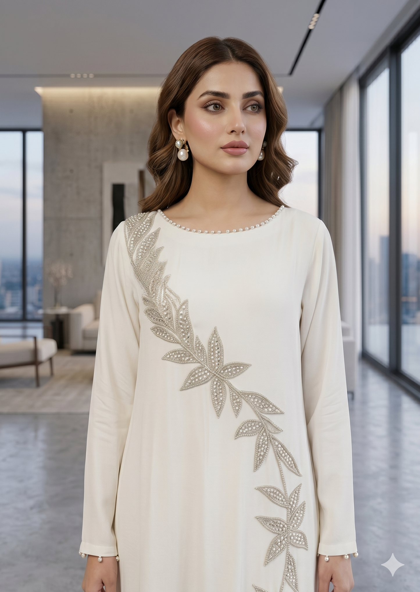 MARIA RAO - White long