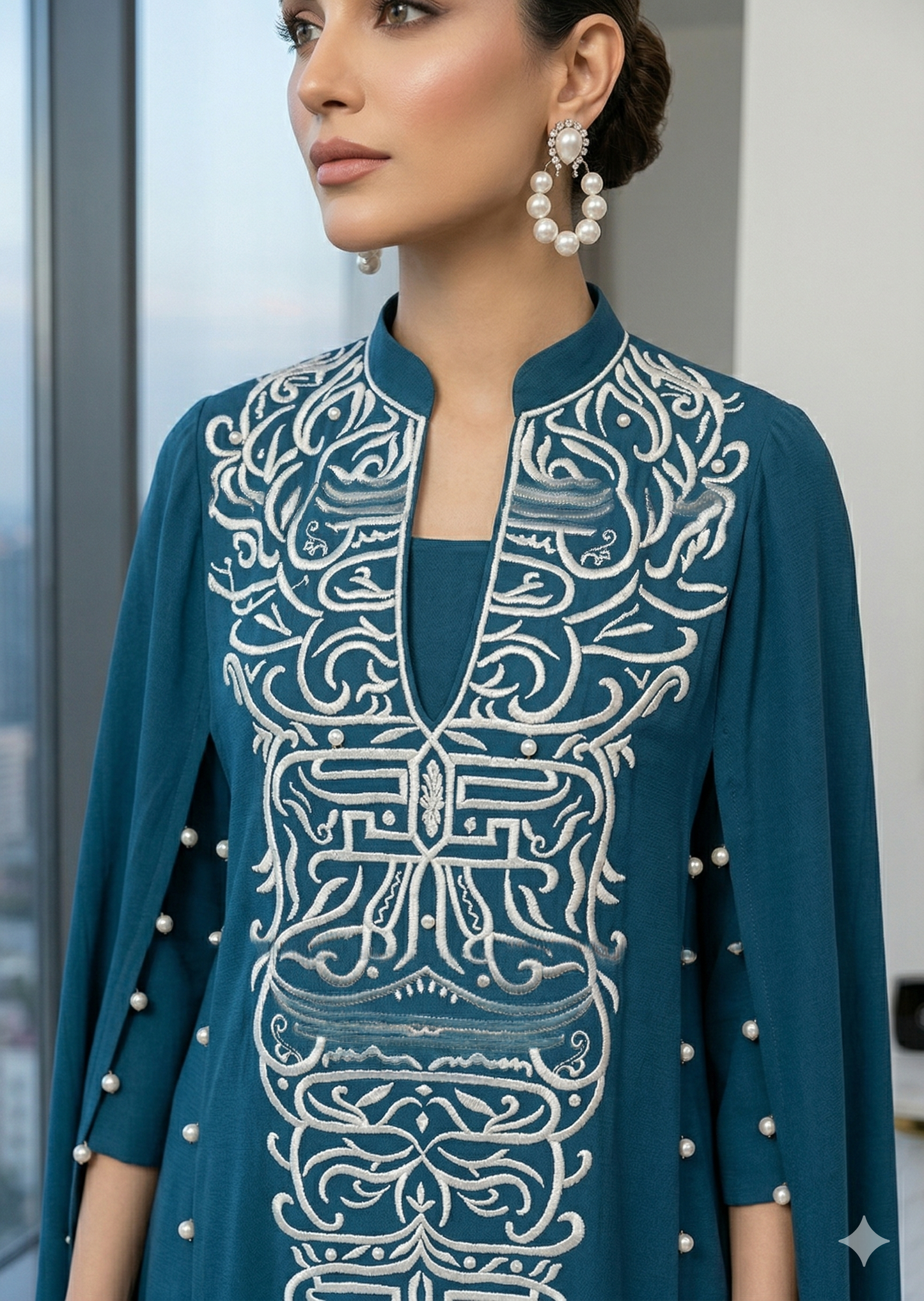 MARIA RAO - ROYAL BLUE EMB