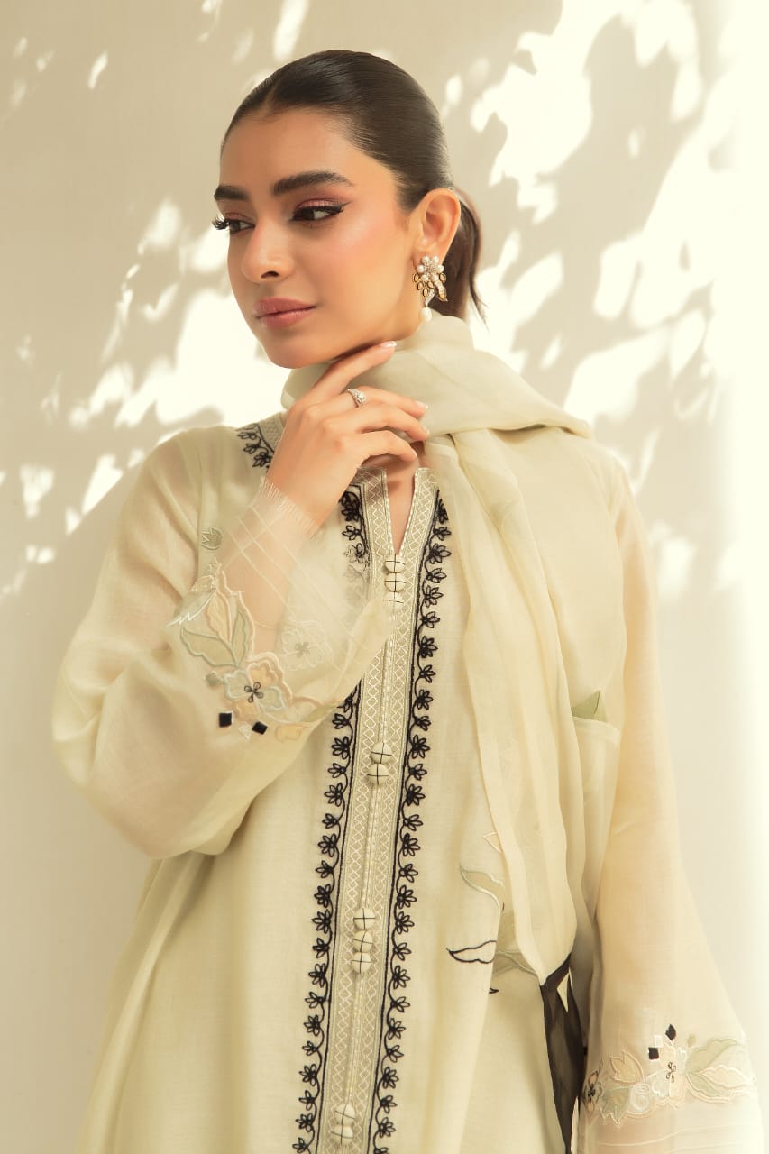 KOMAL LAKHANI - Reyah Gizri Yellow Kora Cotton