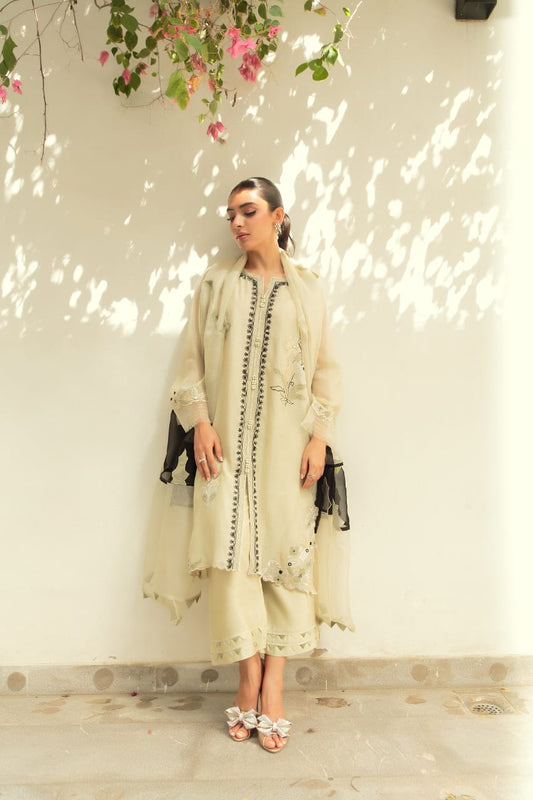 KOMAL LAKHANI - Reyah Gizri Yellow Kora Cotton