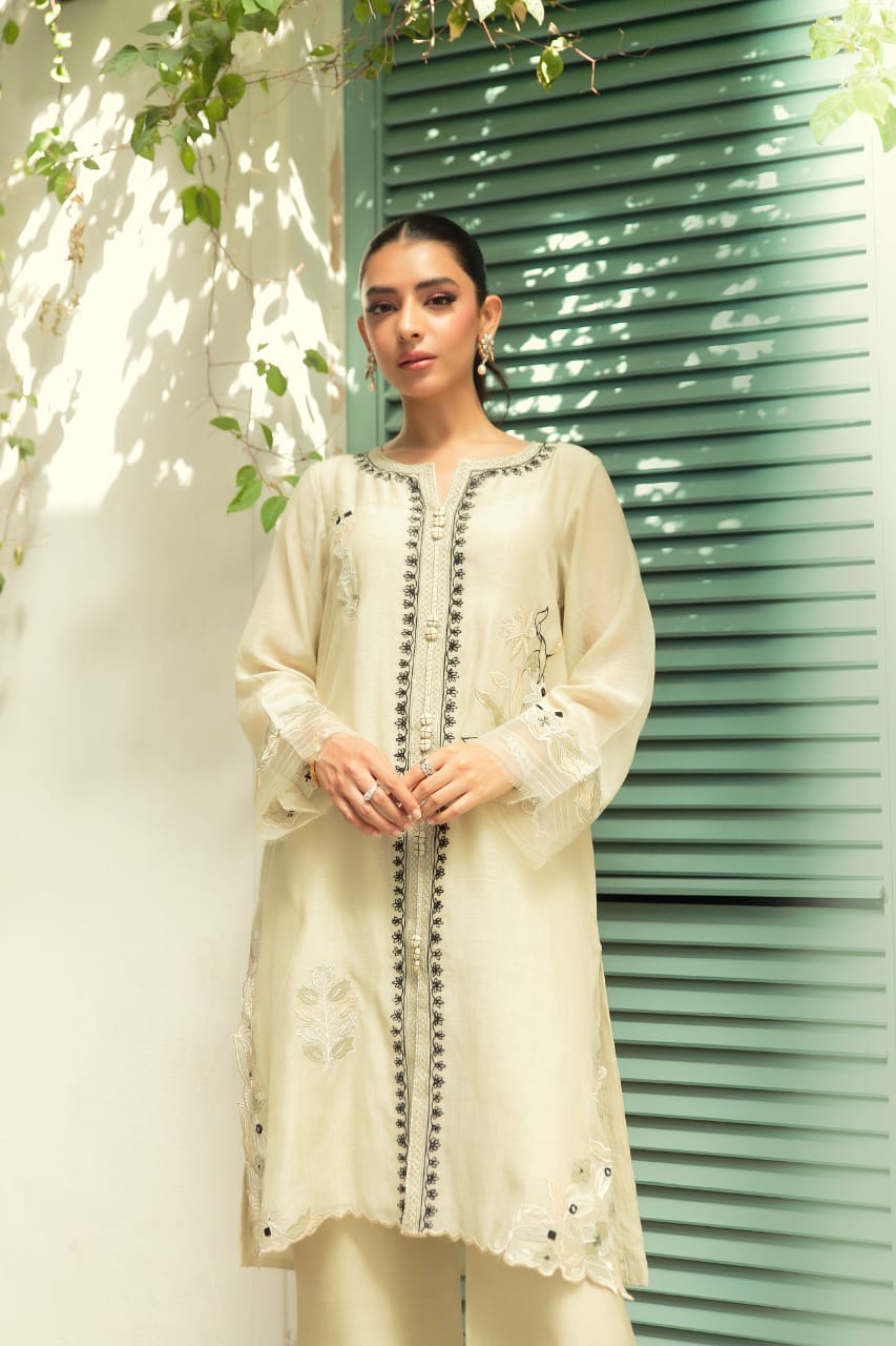 KOMAL LAKHANI - Reyah Gizri Yellow Kora Cotton