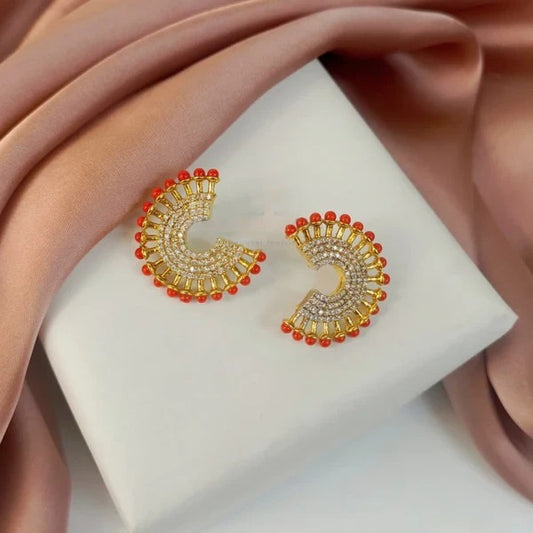 ZAHEEN KAMRAN - Citrine Earrings